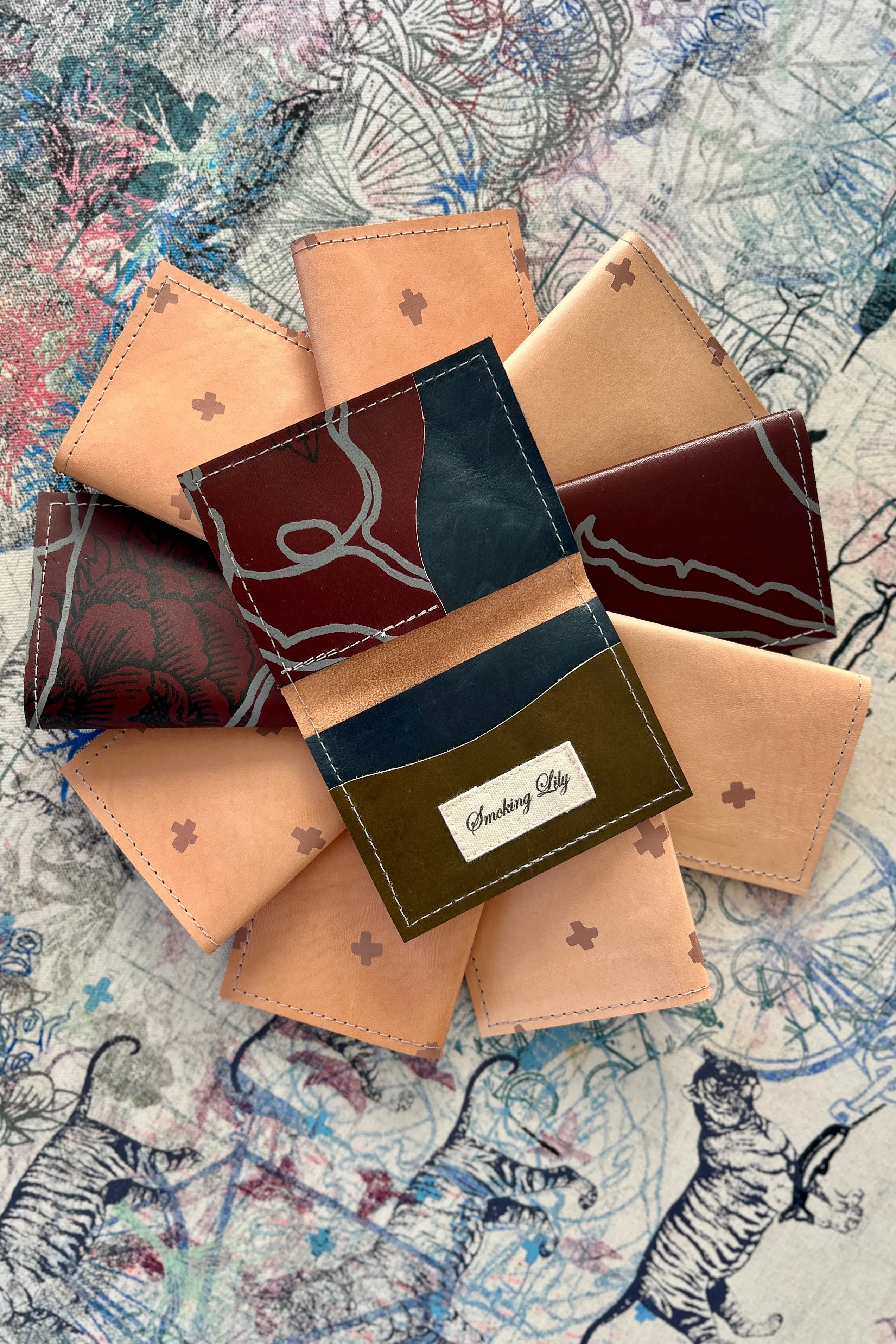 Leather Wallet sold by Smoking Lily