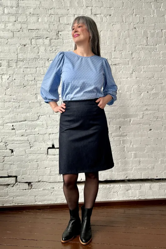 Daylight Skirt - Denim made by Smoking Lily