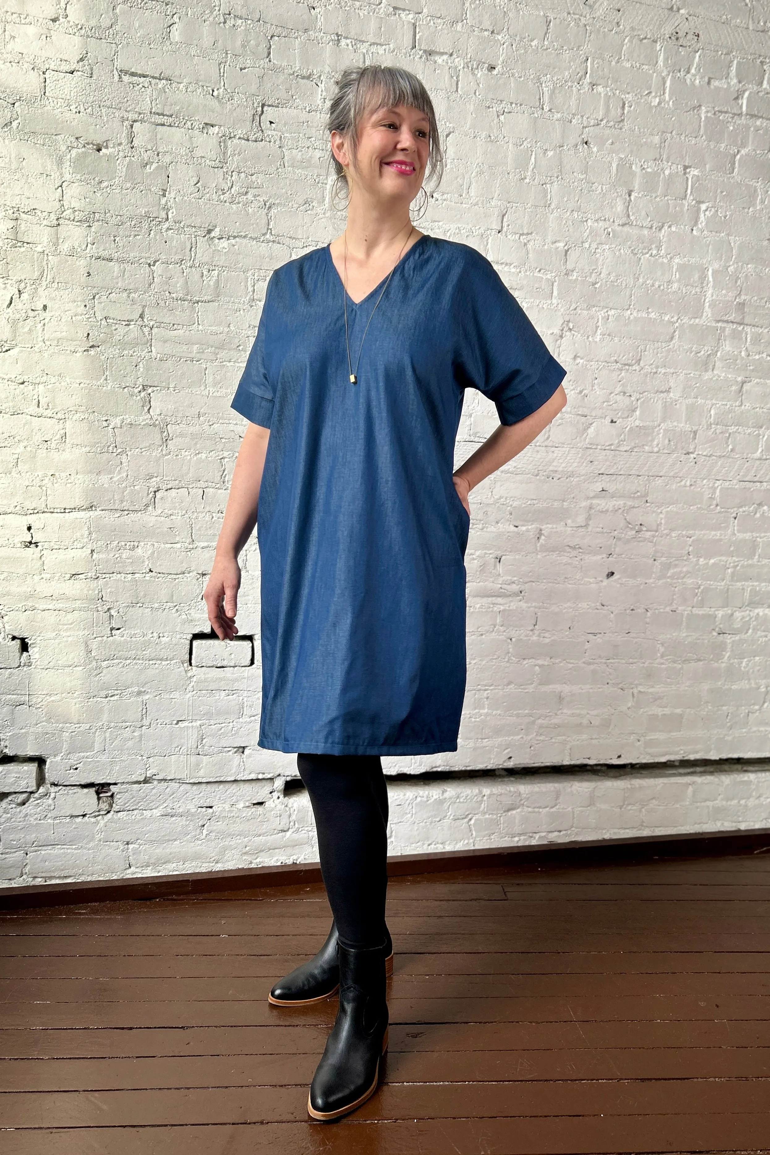 Junco Tunic - Denim sold by Smoking Lily