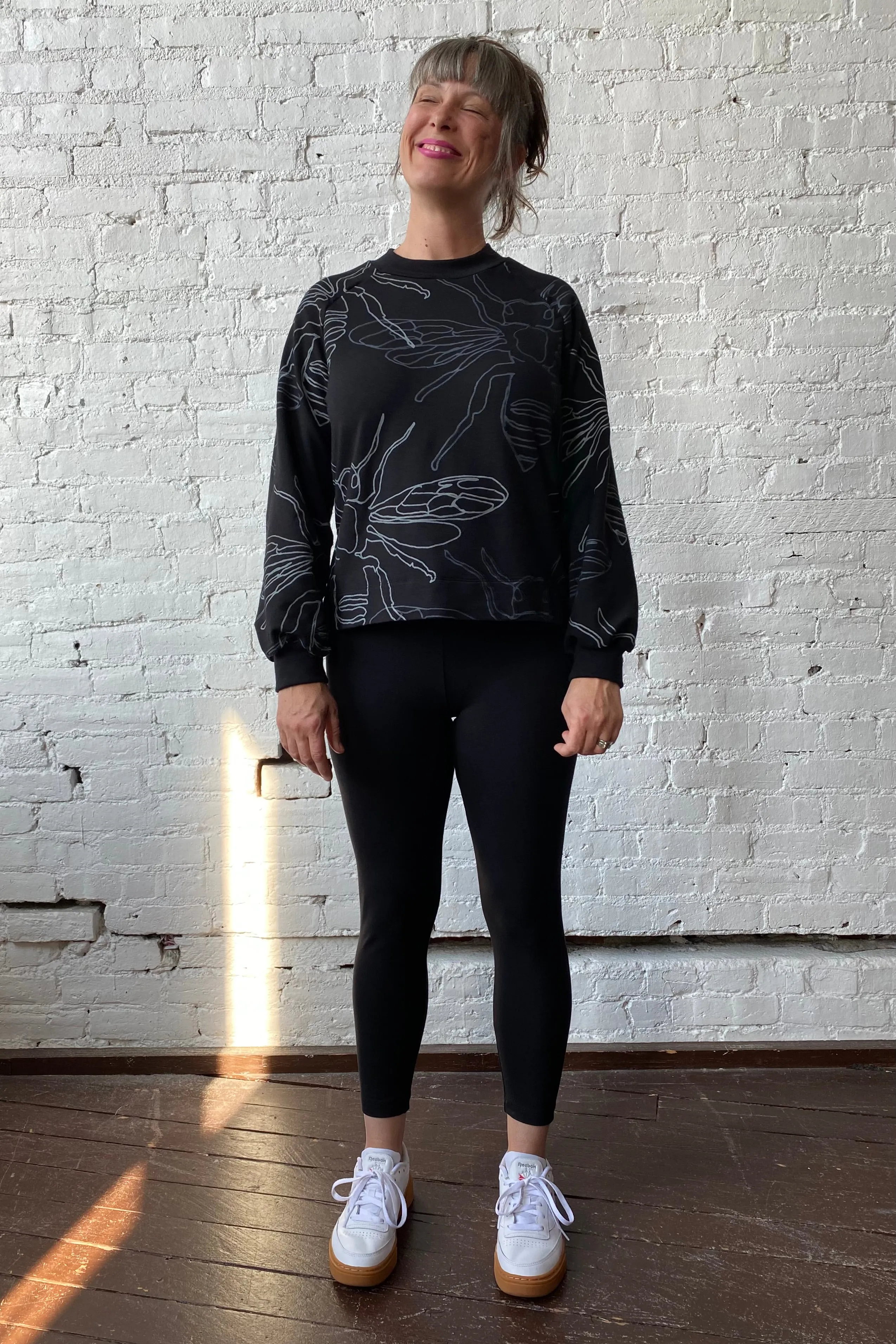 Leggings 7/8 - Black Unprinted sold by Smoking Lily product image thumbnail 4