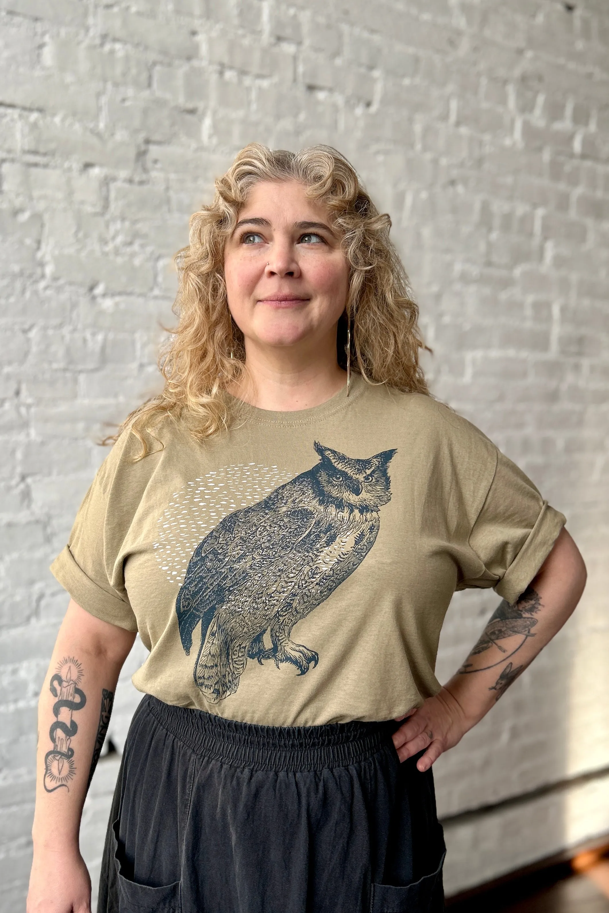 Unisex Tee - Khaki sold by Smoking Lily product image thumbnail 2