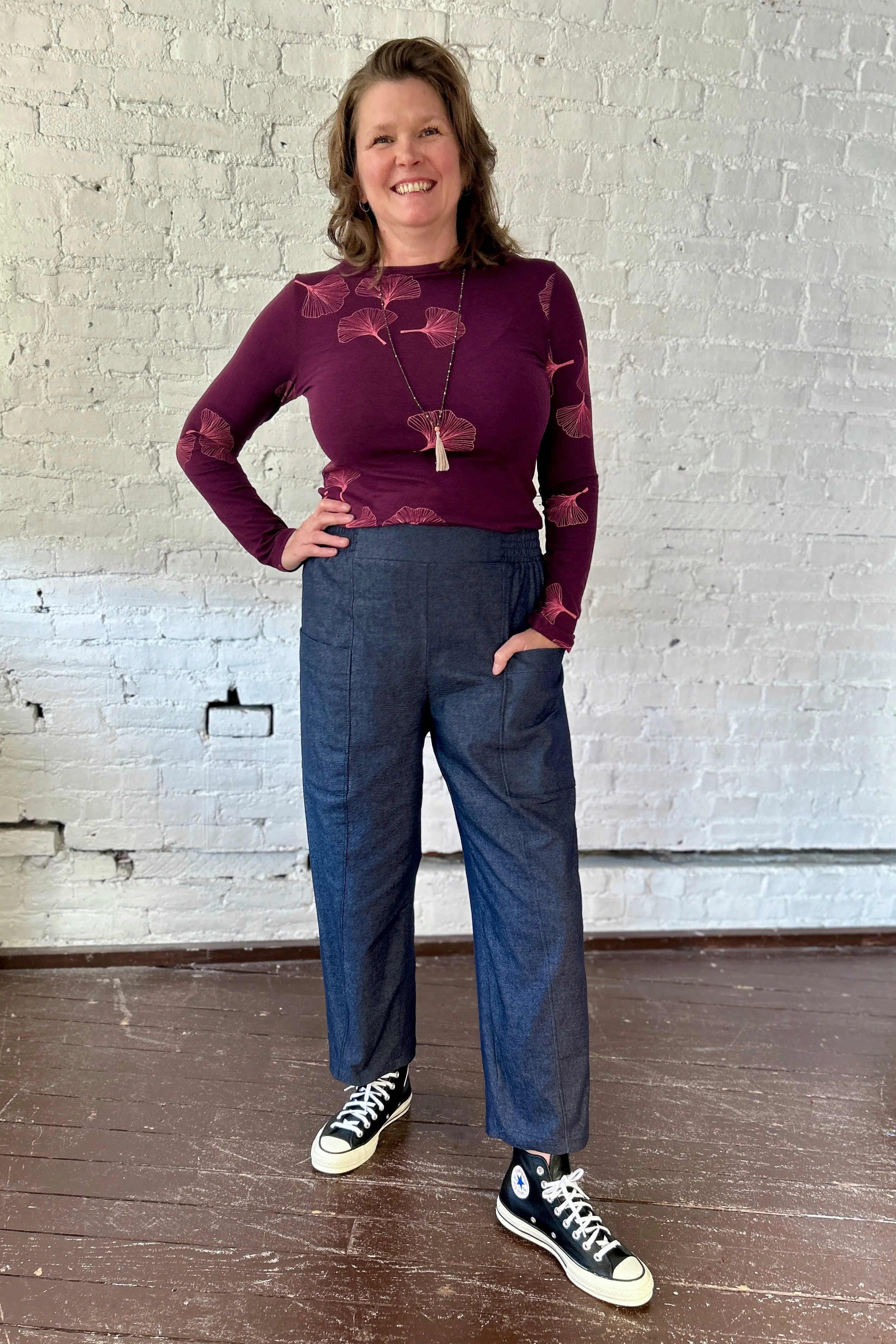 Wren Work Pants - Stretch Denim sold by Smoking Lily