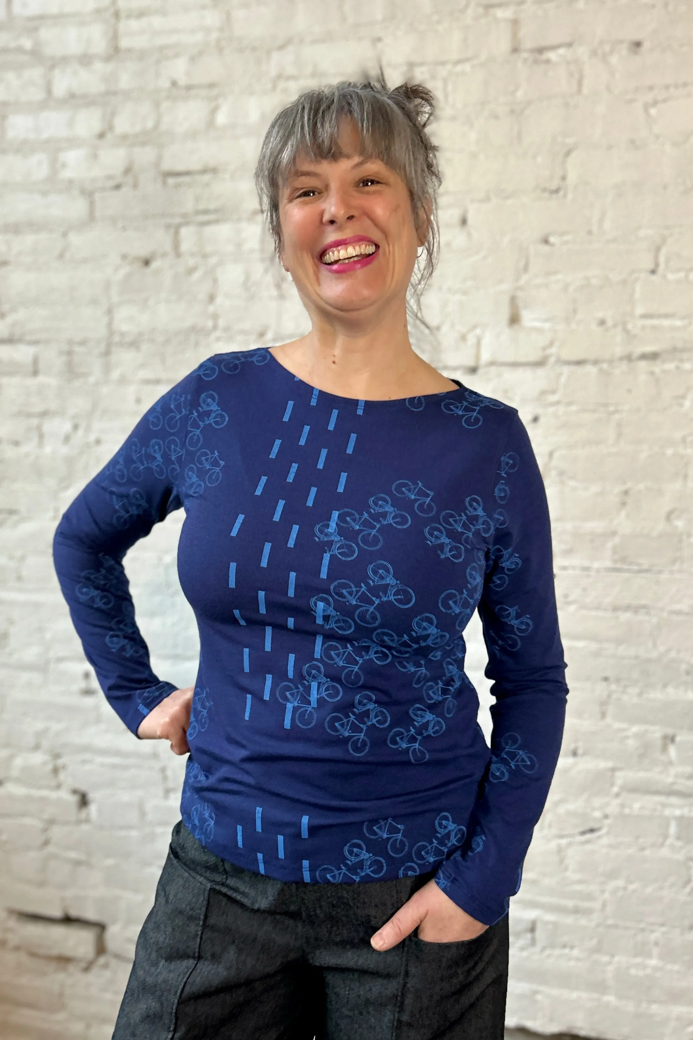 Nanette Top - Navy sold by Smoking Lily product image thumbnail 4