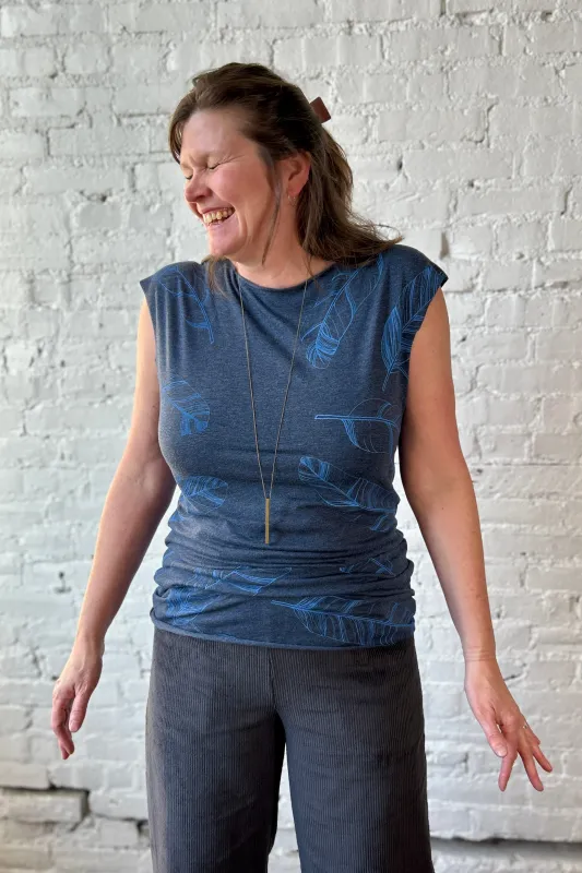 Simple Tee - Blue Lake sold by Smoking Lily