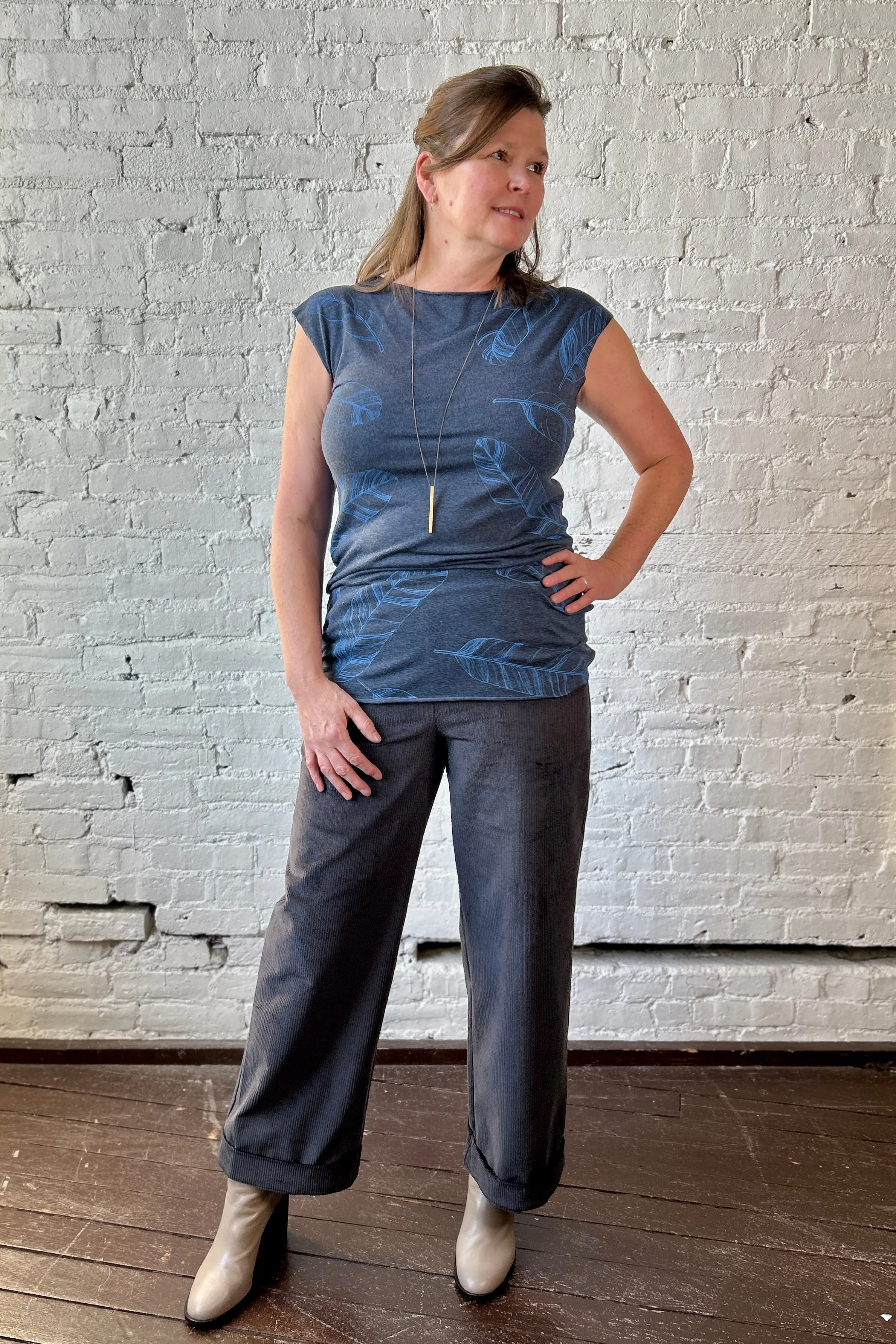 Simple Tee - Blue Lake sold by Smoking Lily product image thumbnail 2