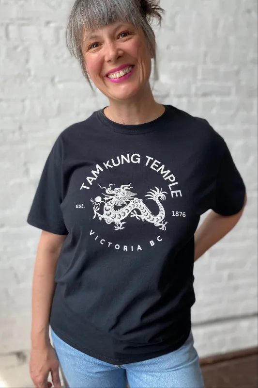 Tam Kung Temple Tee - Black made by Smoking Lily