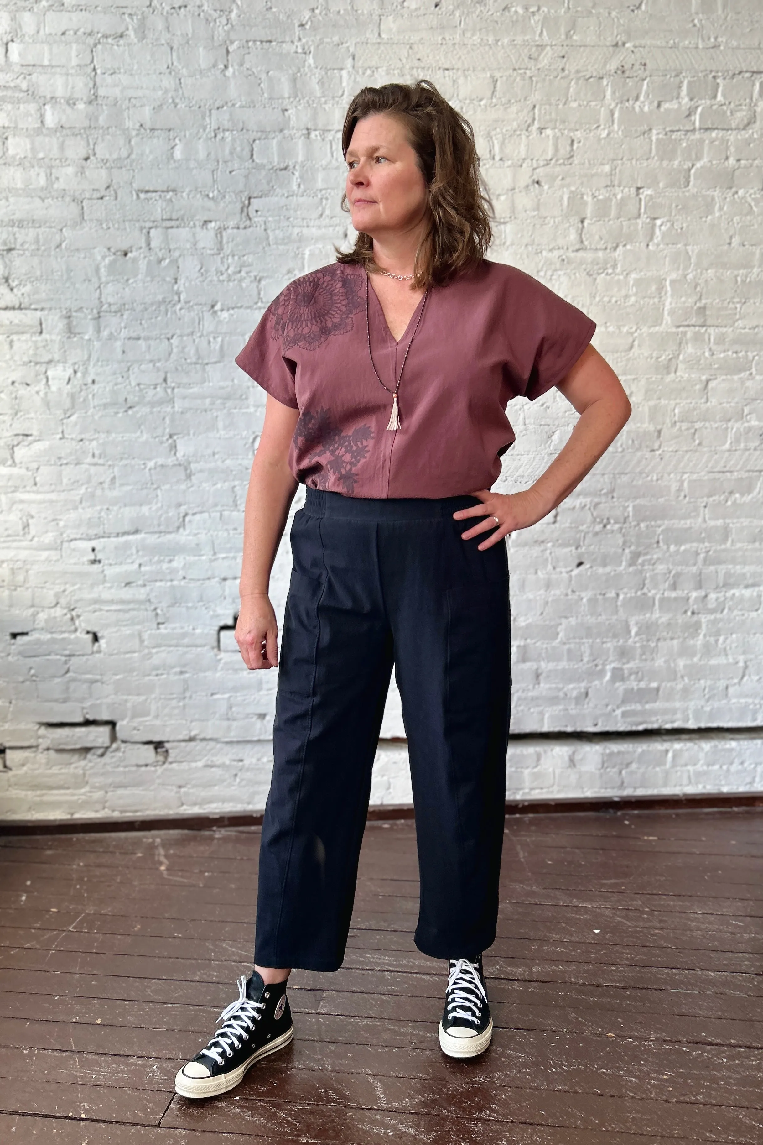 Wren Work Pants - Black sold by Smoking Lily