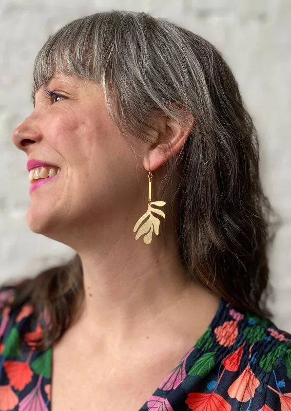 Darlings of Denmark Earrings Füllie textured sold by Smoking Lily