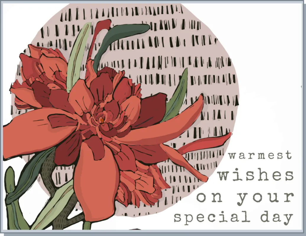 Newfolk&Cabin Warmest Wishes - Greeting Card made by Smoking Lily