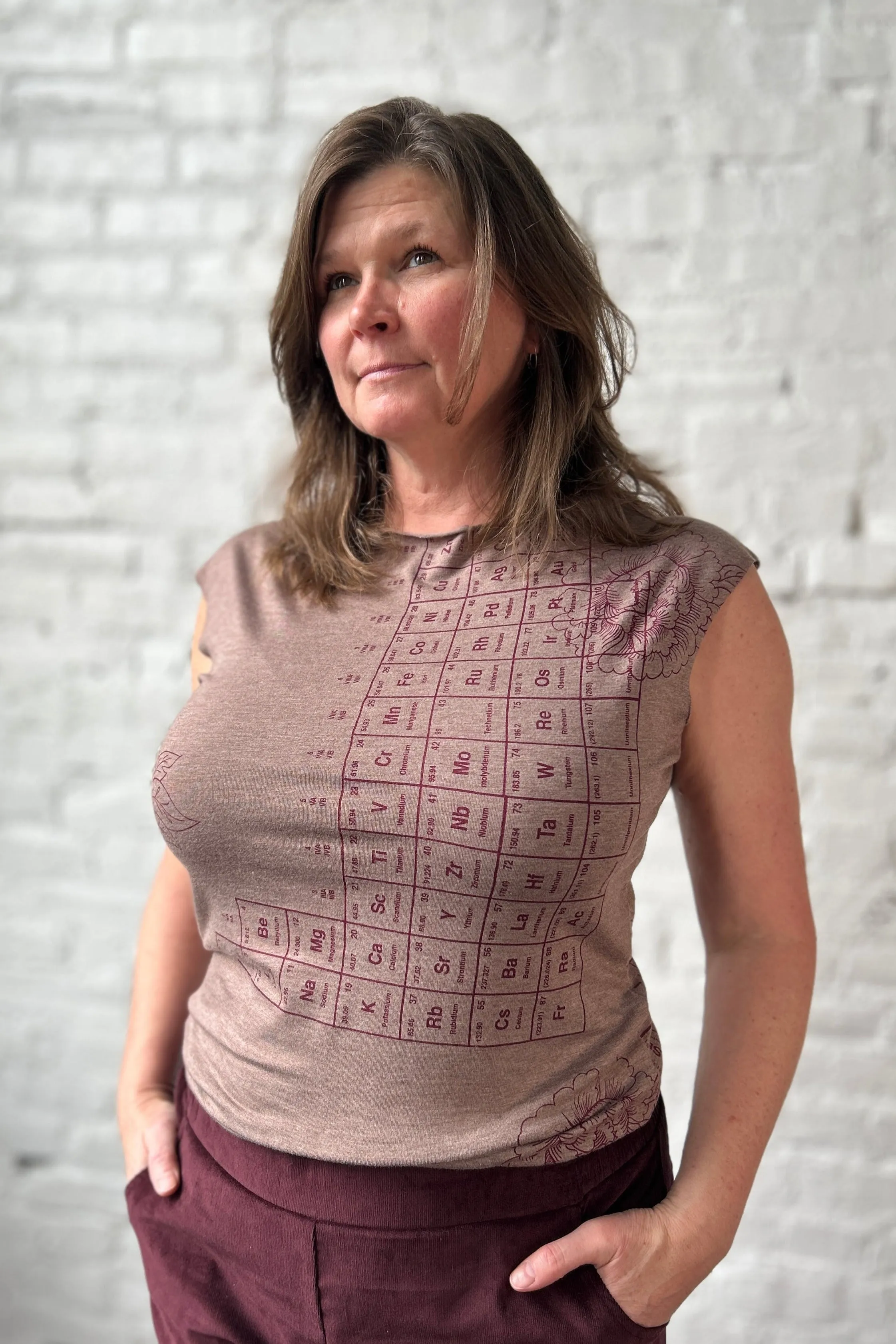 Simple Tee - Mocha sold by Smoking Lily