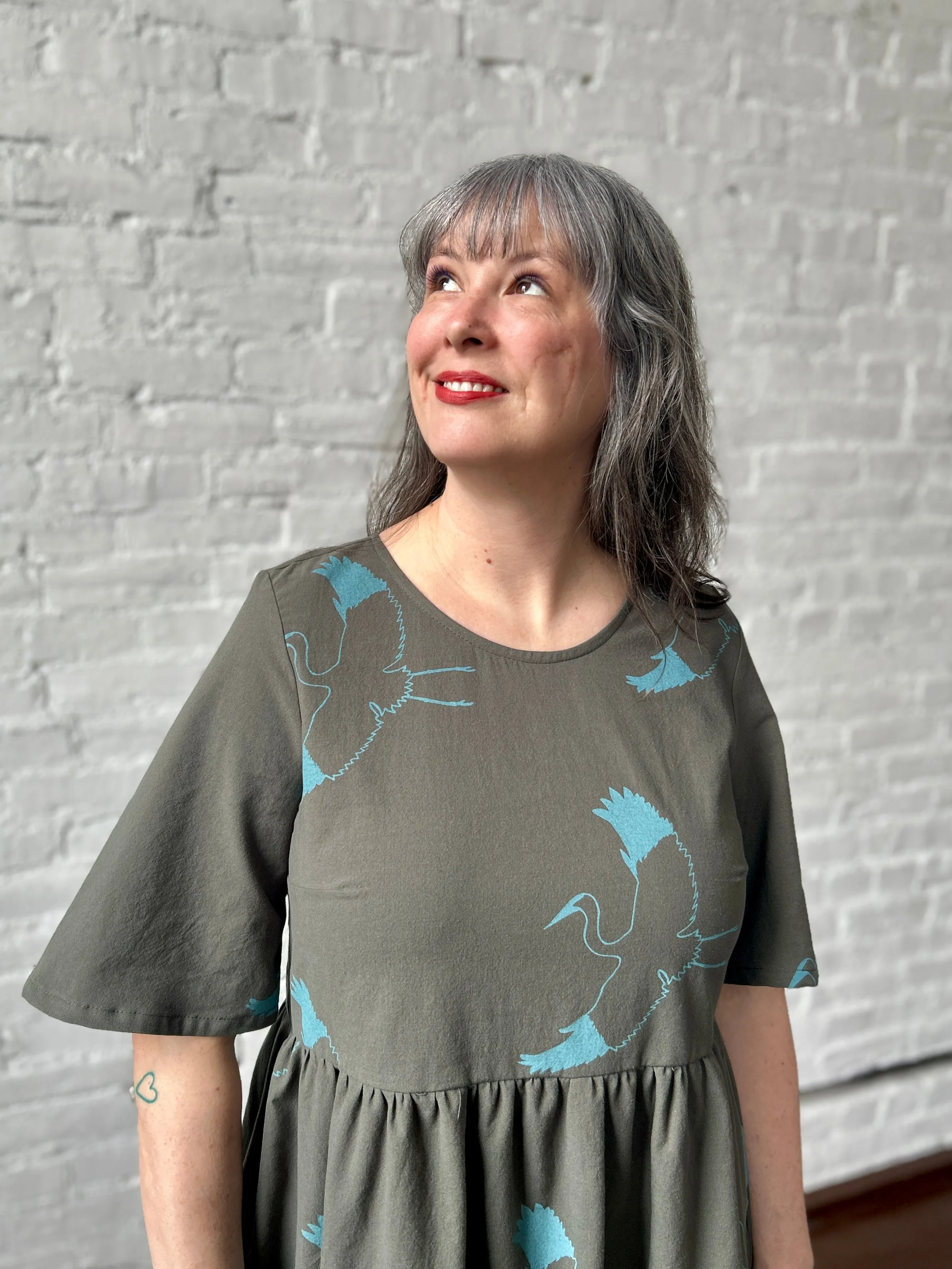 Kiki Dress - Pesto sold by Smoking Lily product image thumbnail 3