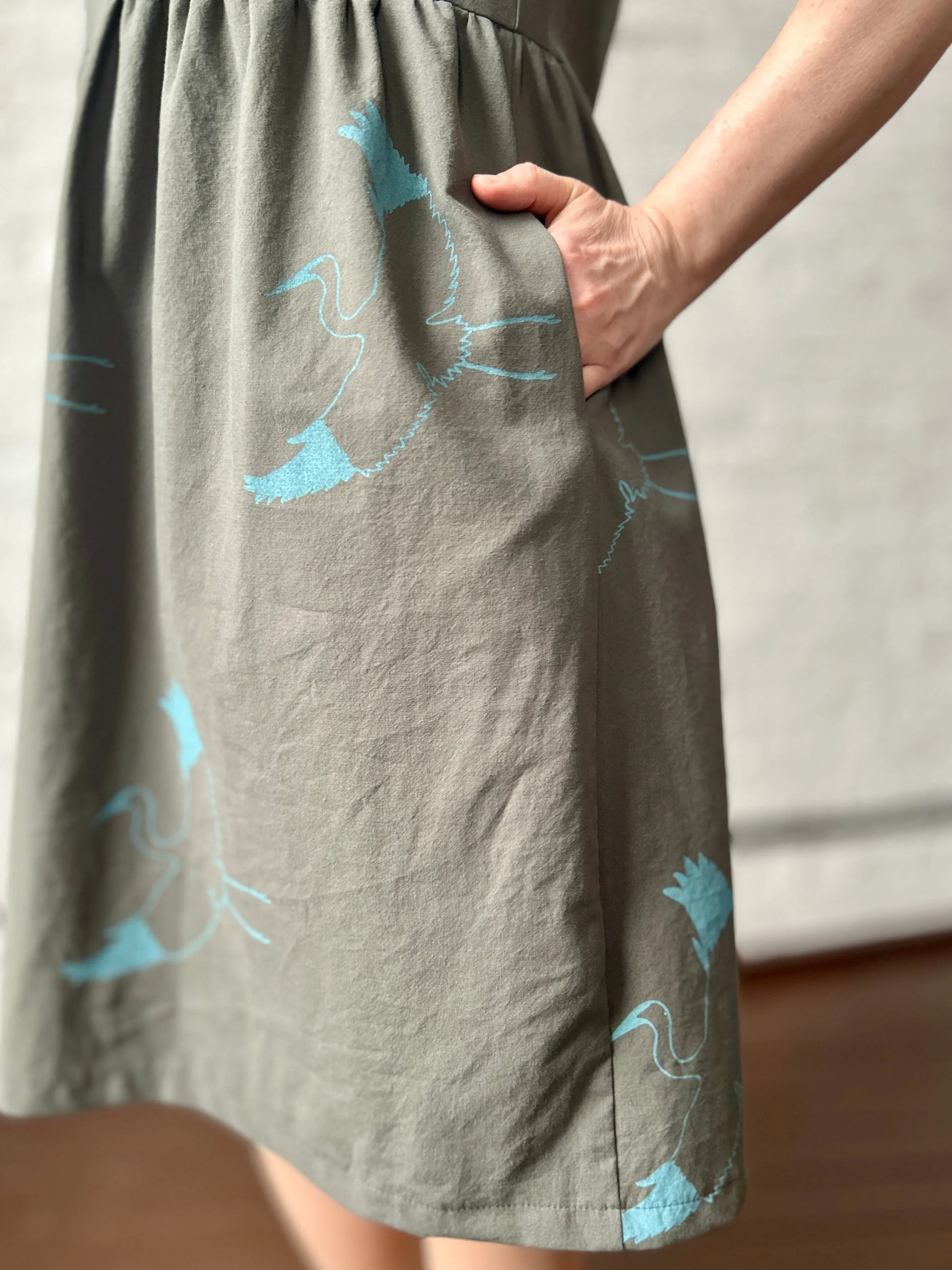 Kiki Dress - Pesto sold by Smoking Lily product image thumbnail 4