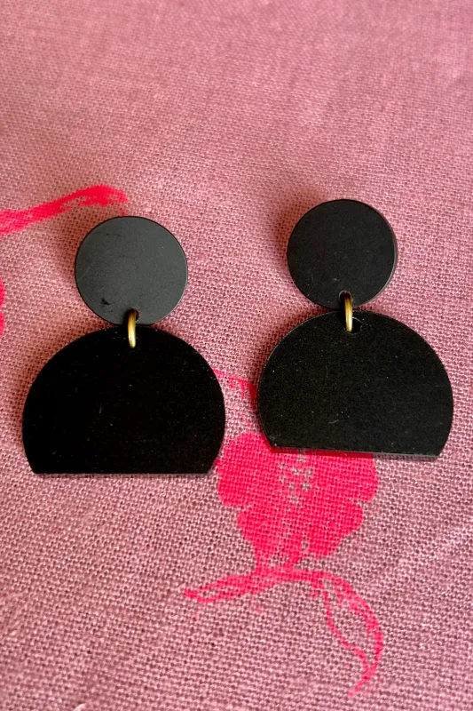 Darlings of Denmark Earring Kala - Black sold by Smoking Lily