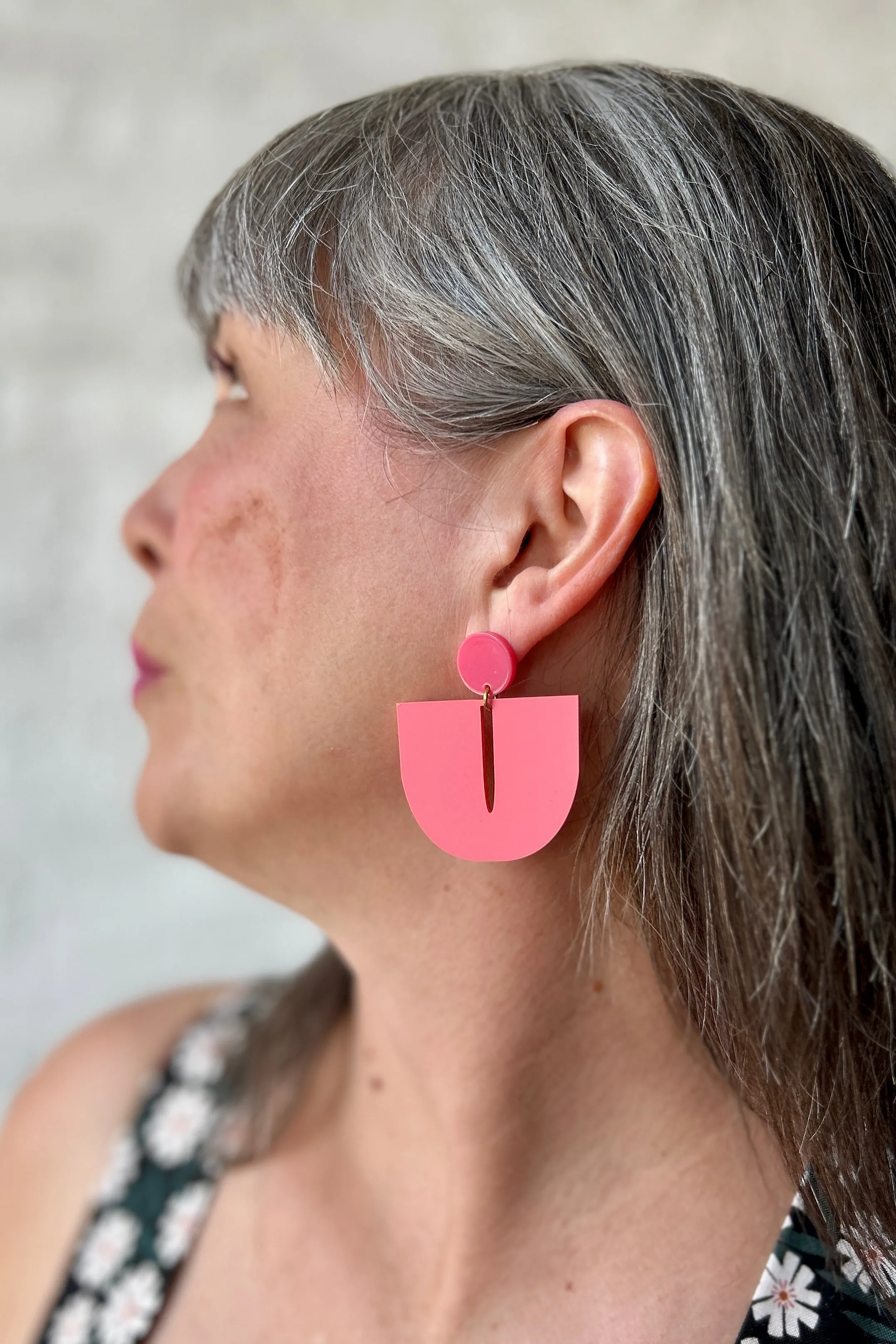 Darlings of Denmark Earring Billie -Coral sold by Smoking Lily product image thumbnail 2