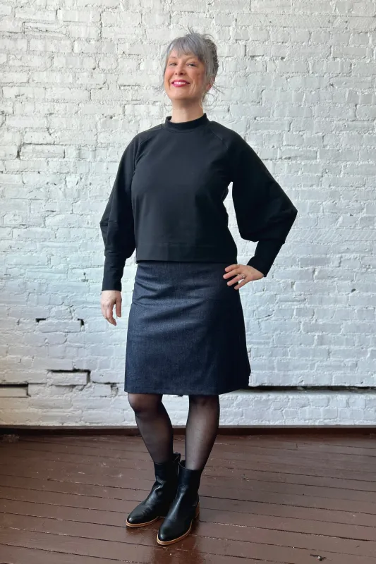 Fundra Sweatshirt - Black Unprinted made by Smoking Lily