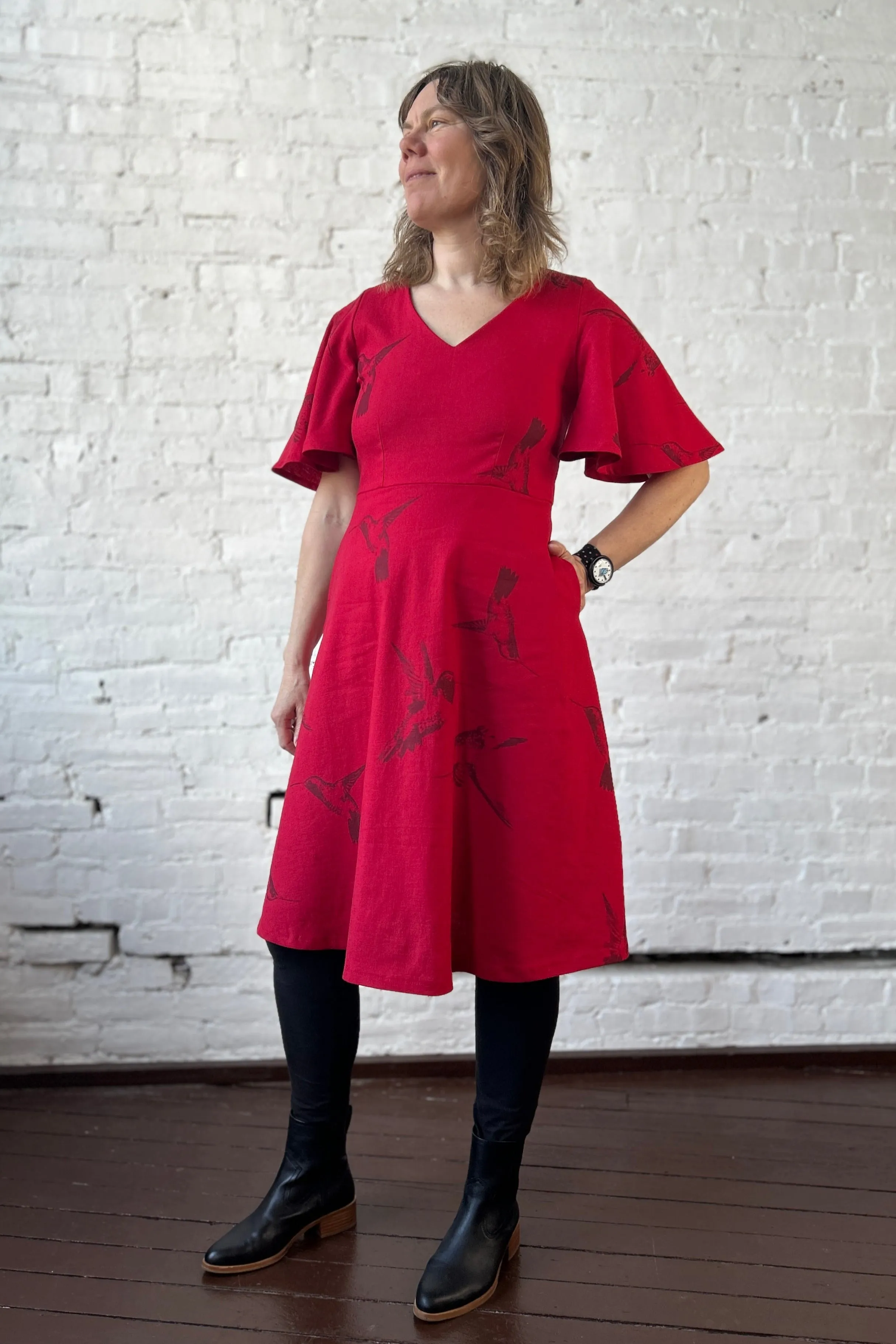 Reunion Dress - Red sold by Smoking Lily