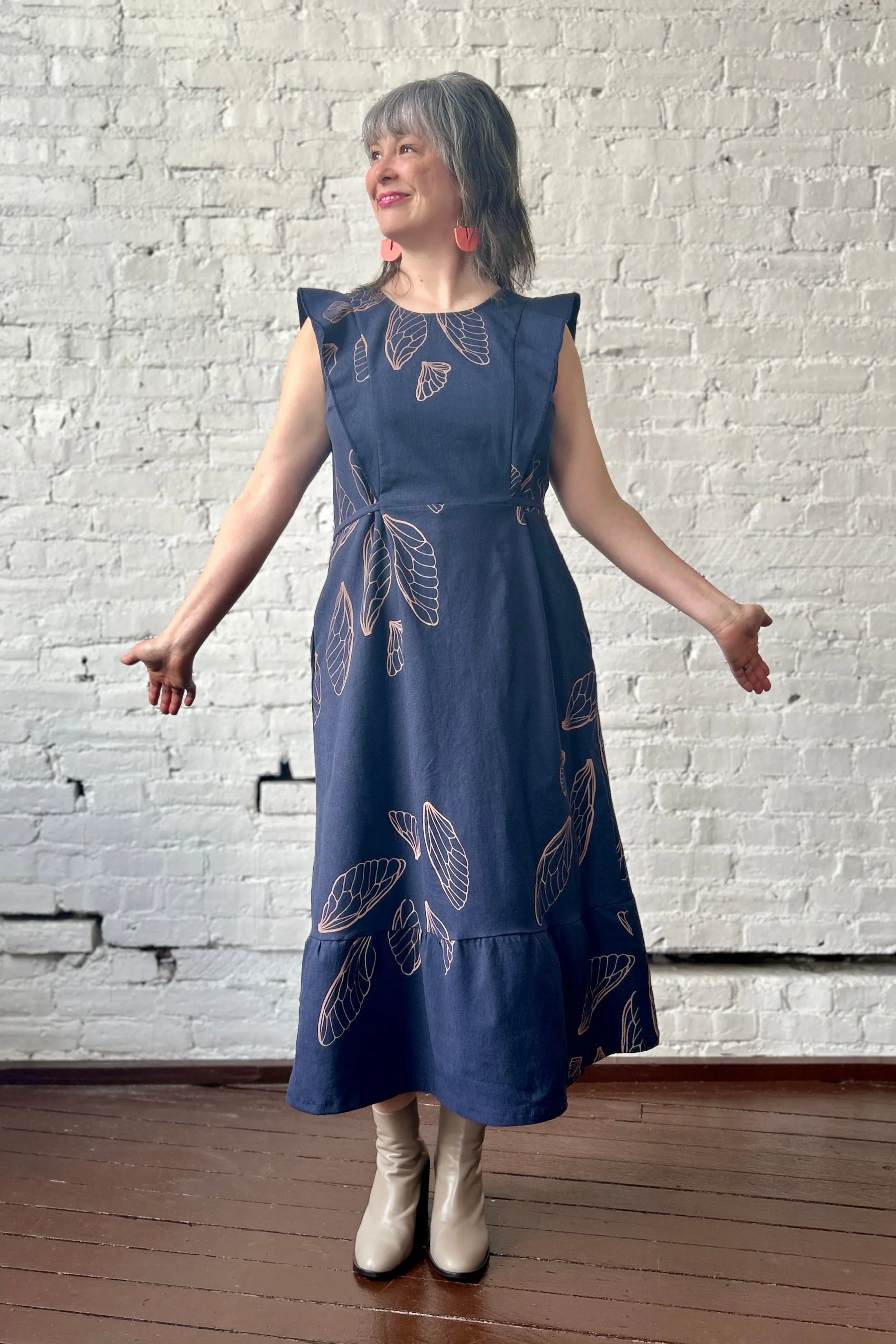 Song + Dance Dress - Navy sold by Smoking Lily