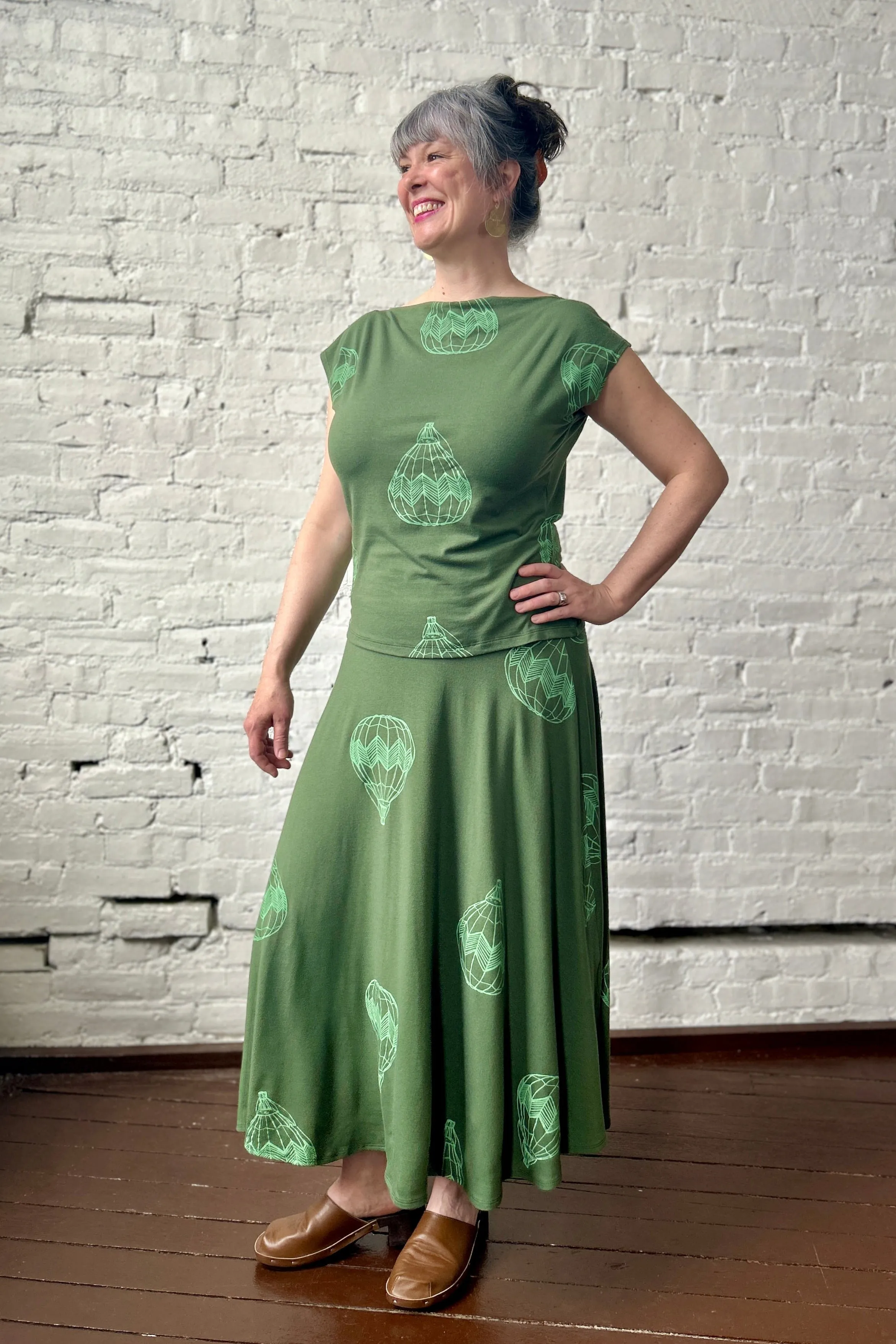 Rufous Skirt - Moss sold by Smoking Lily