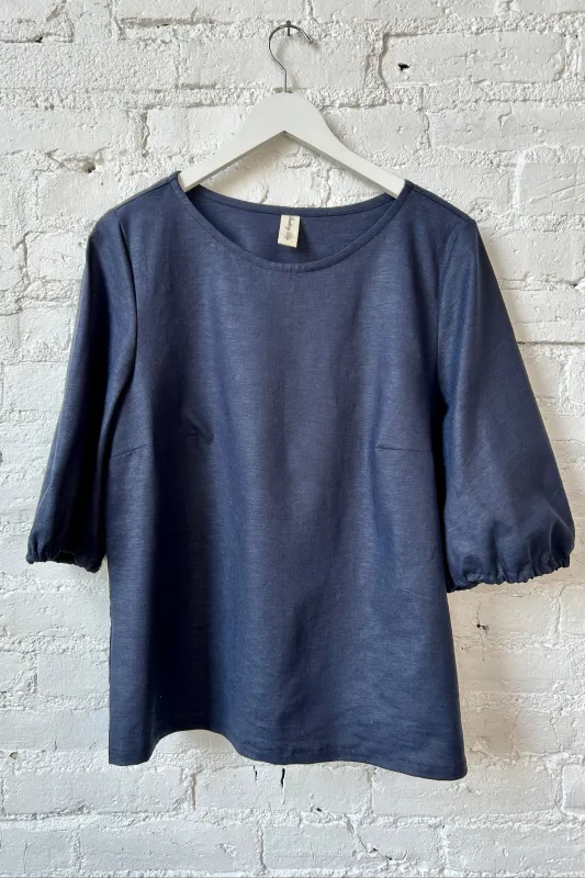 Sample - Homeward Bound Top Navy (final sale) ML made by Smoking Lily