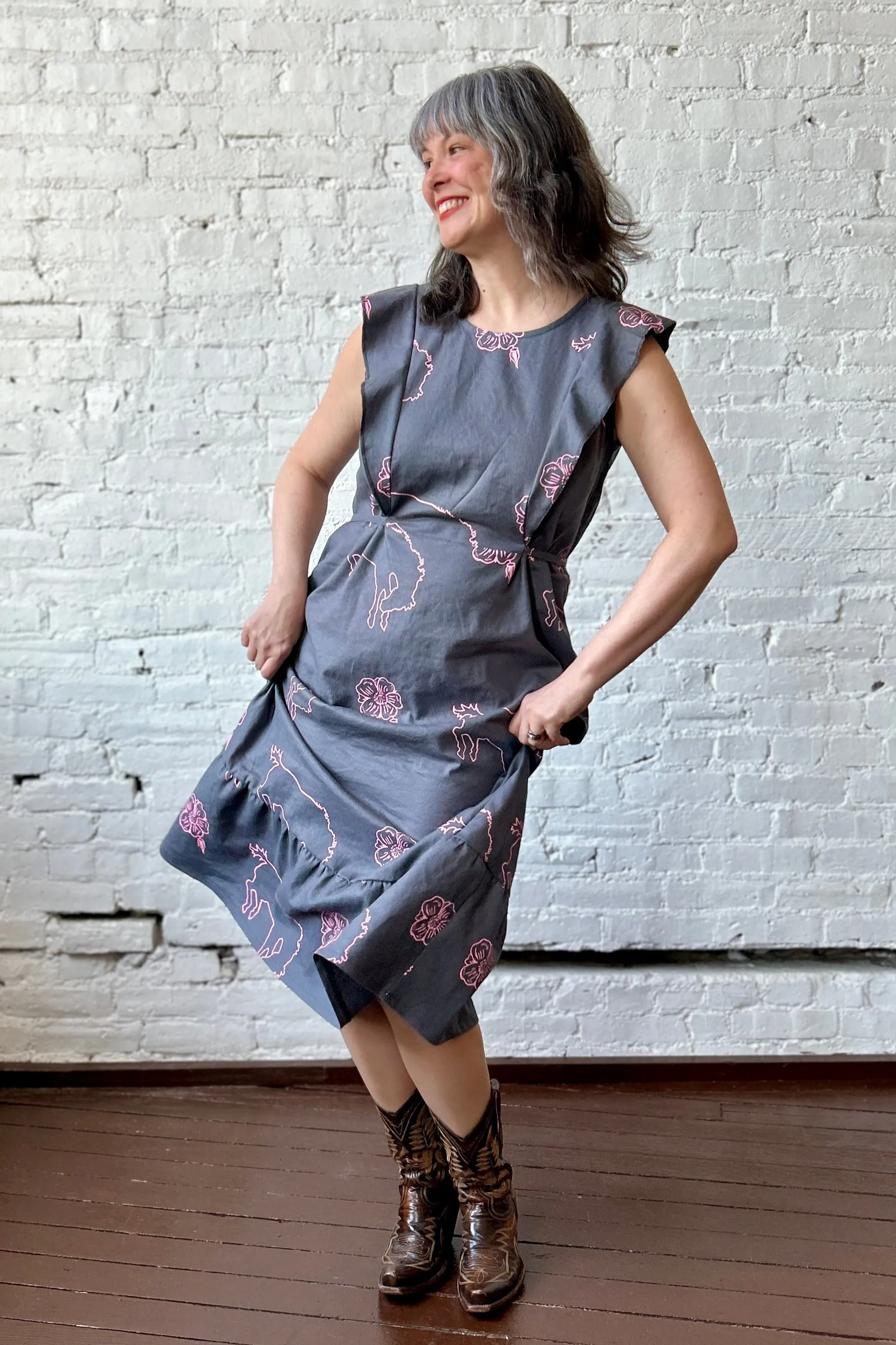 Song + Dance Dress - Grey sold by Smoking Lily product image thumbnail 3