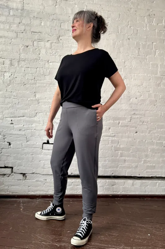 Final Sale Happy Pants - Grey sold by Smoking Lily