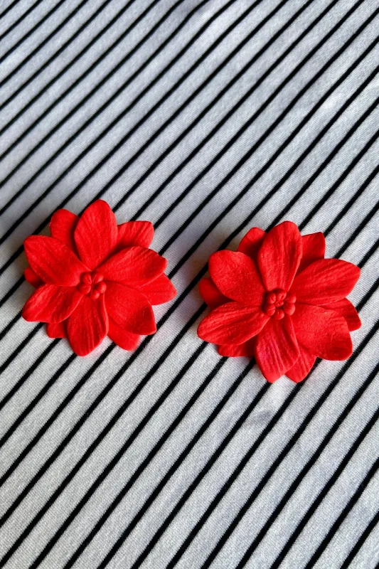 Studio 2255 Earring - Flora Red - Final Sale made by Smoking Lily