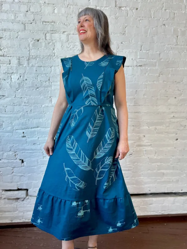 Song + Dance Dress - Lyon's Blue sold by Smoking Lily