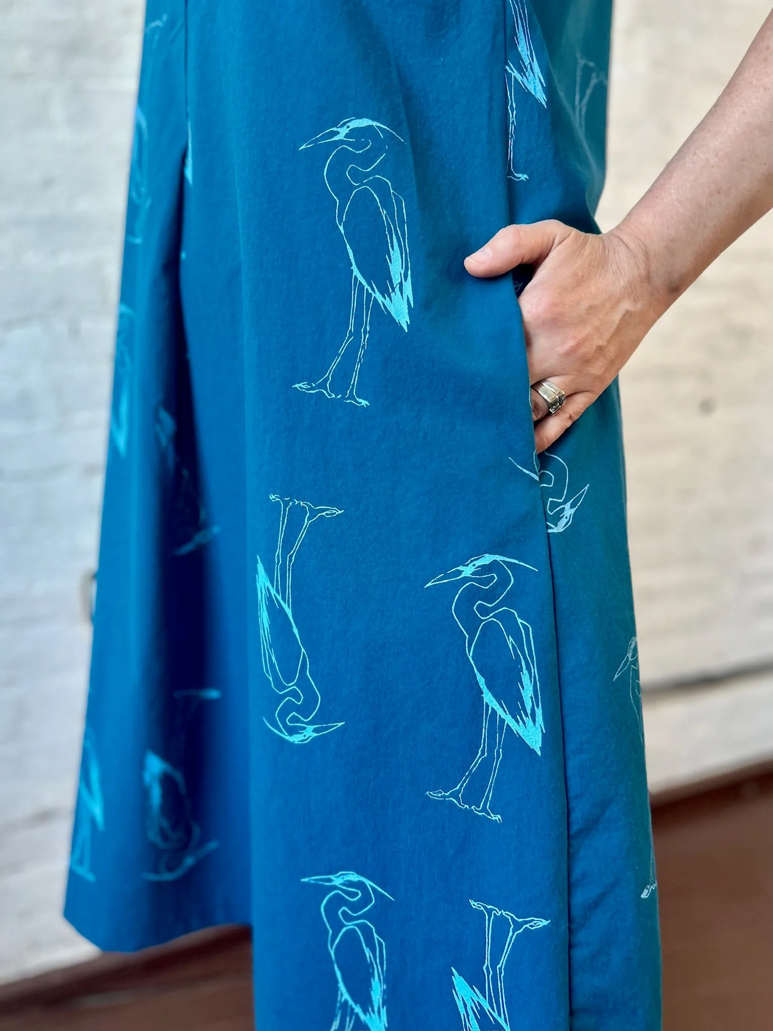 Shelter Dress - Herons sold by Smoking Lily product image thumbnail 3