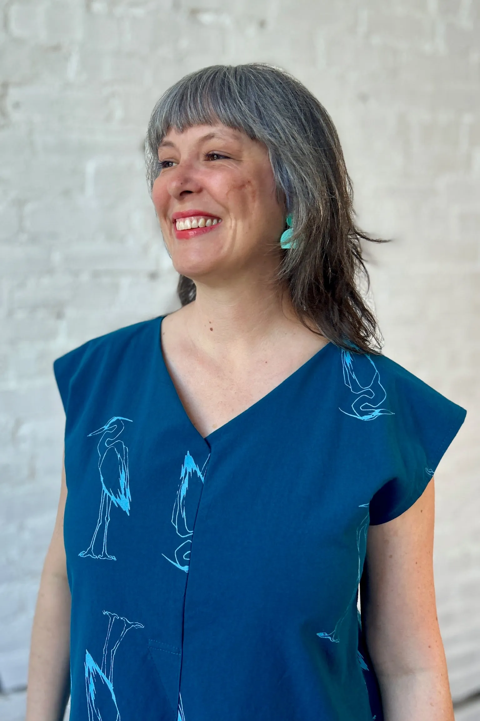 Shelter Dress - Herons sold by Smoking Lily product image thumbnail 4