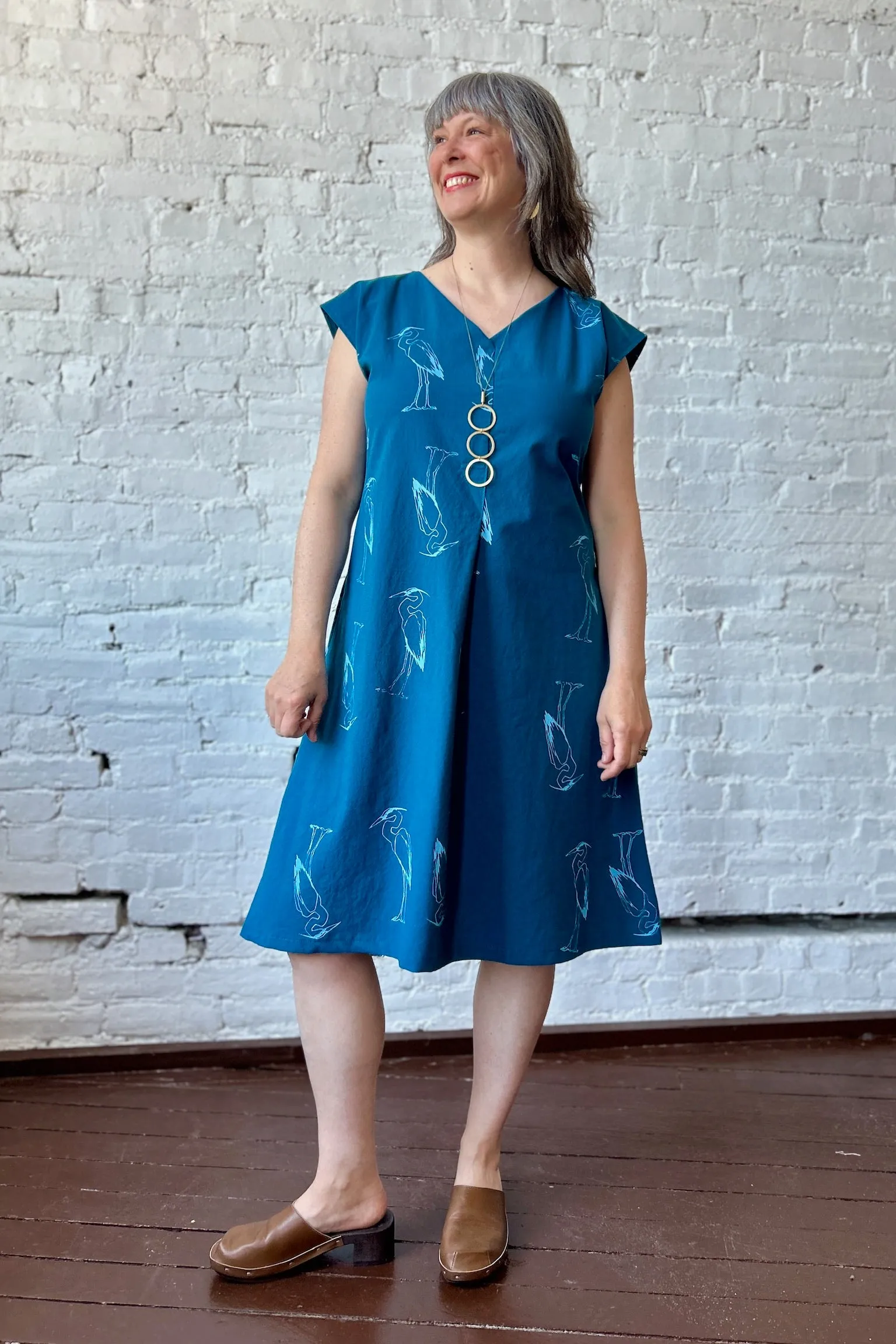 Shelter Dress - Herons sold by Smoking Lily product image thumbnail 2