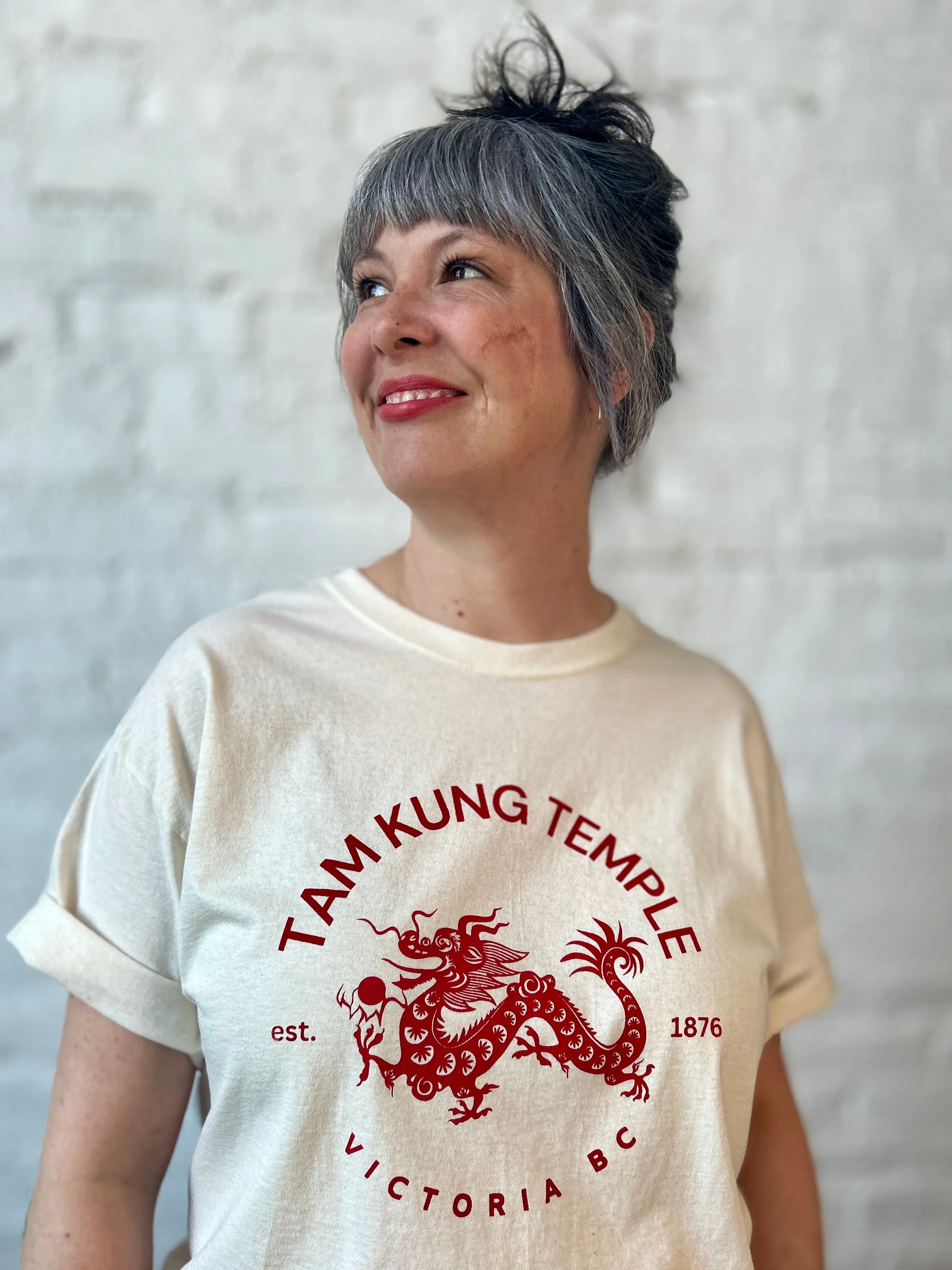 Tam Kung Temple Tee - Cream sold by Smoking Lily product image thumbnail 2