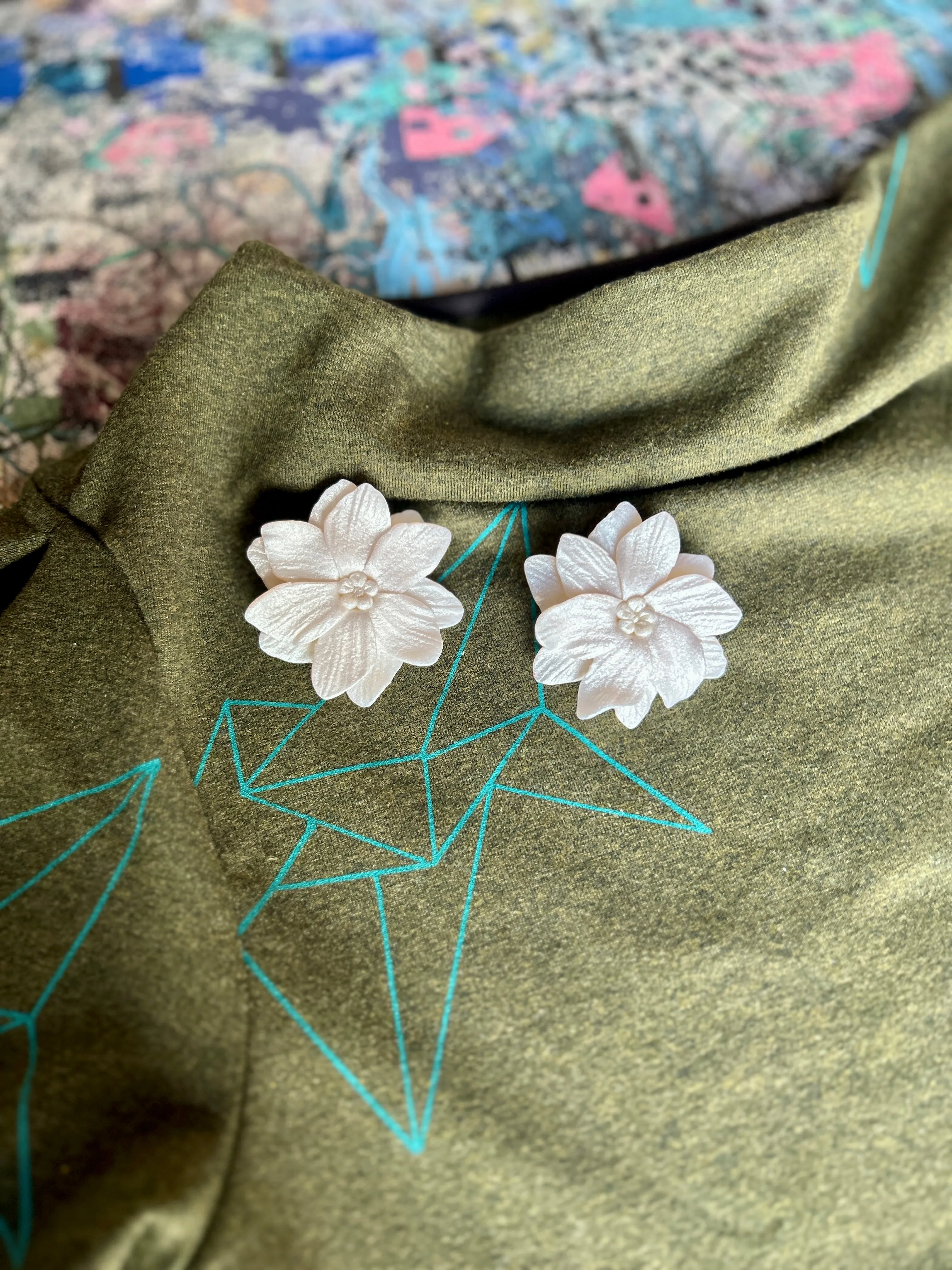 Studio 2255 Earring - Flora Pearl - Final Sale sold by Smoking Lily product image thumbnail 3