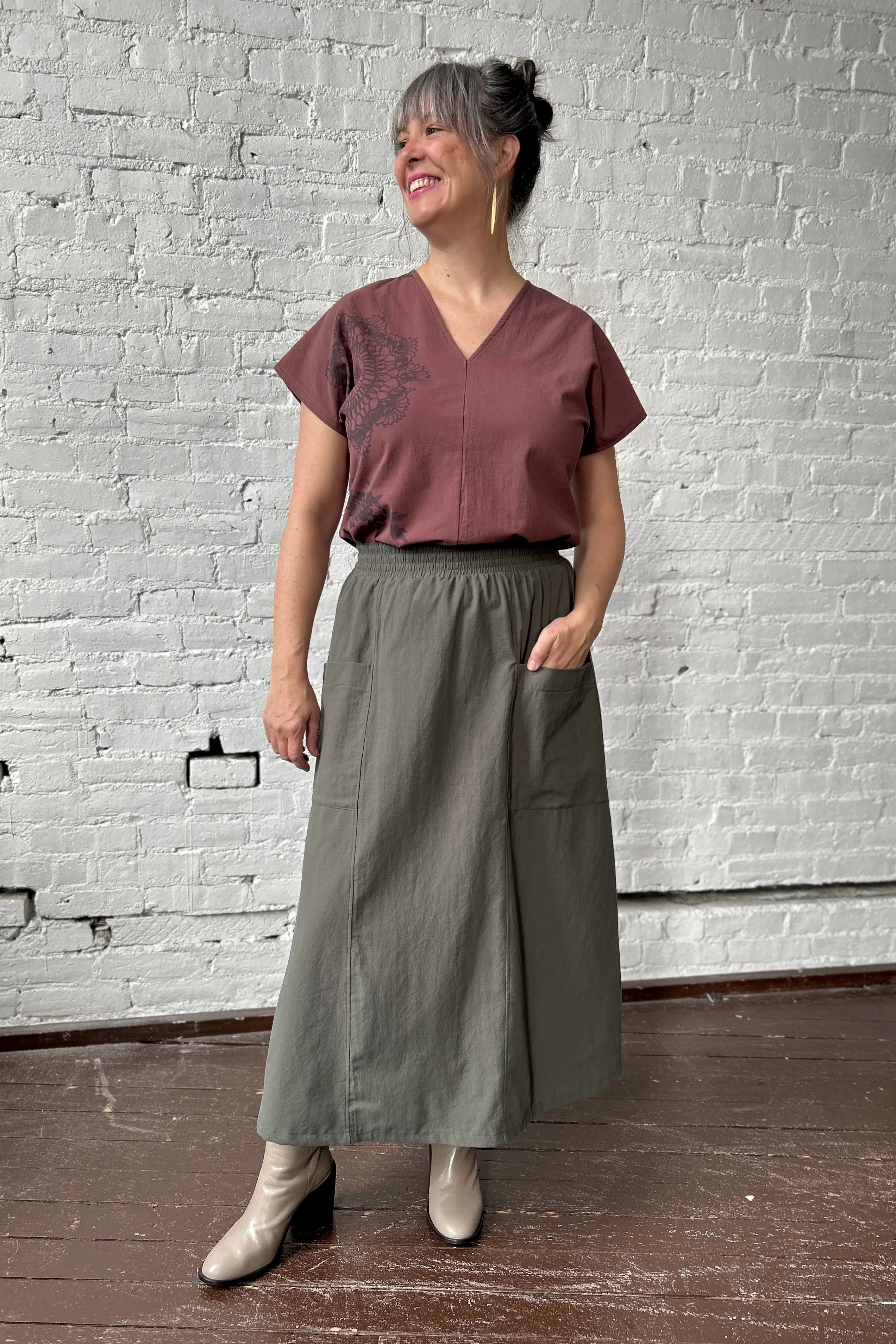 Final Sale Alice Blouse - Plum with Doilies sold by Smoking Lily product image thumbnail 3