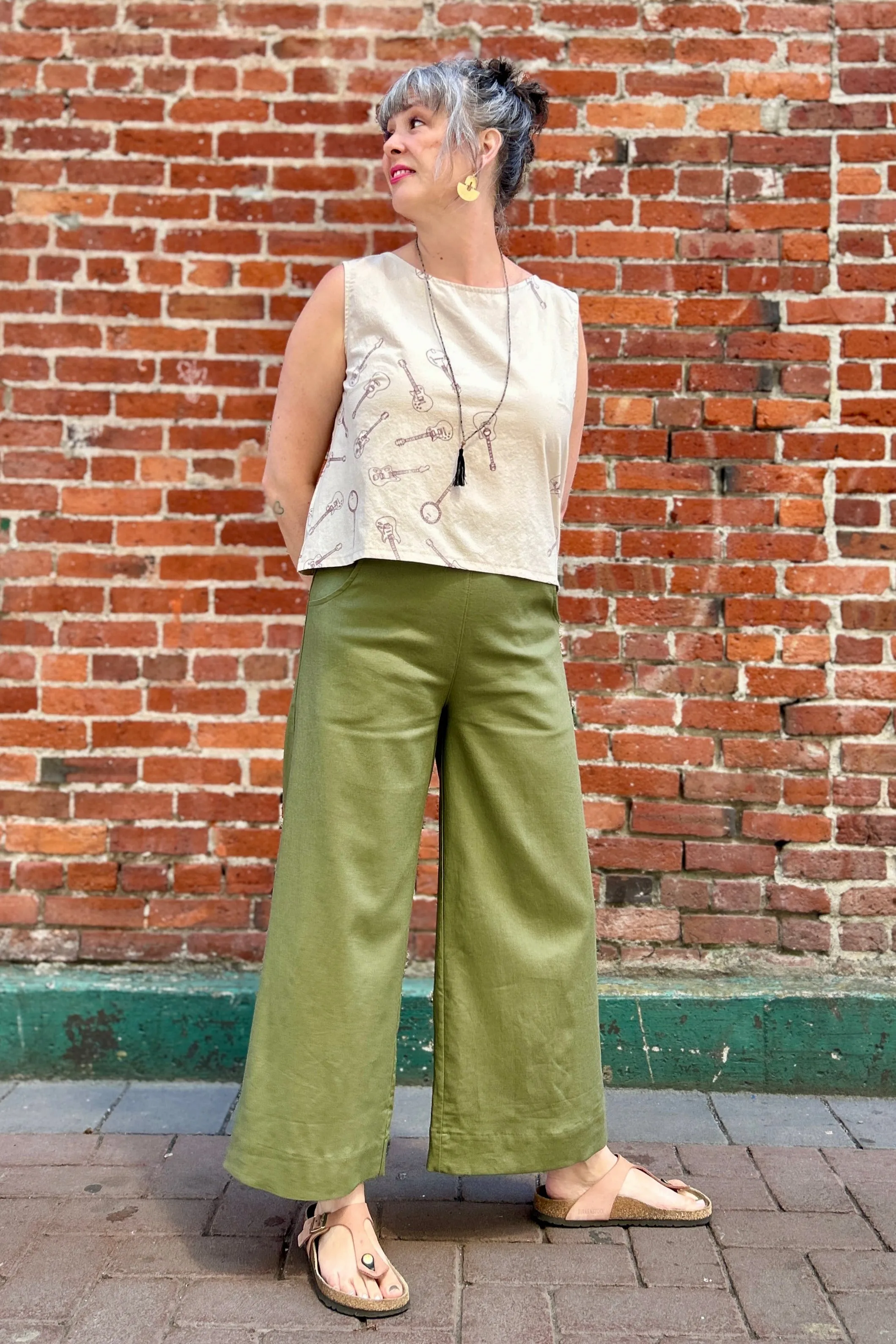 Milan Pants - Olive sold by Smoking Lily product image thumbnail 5
