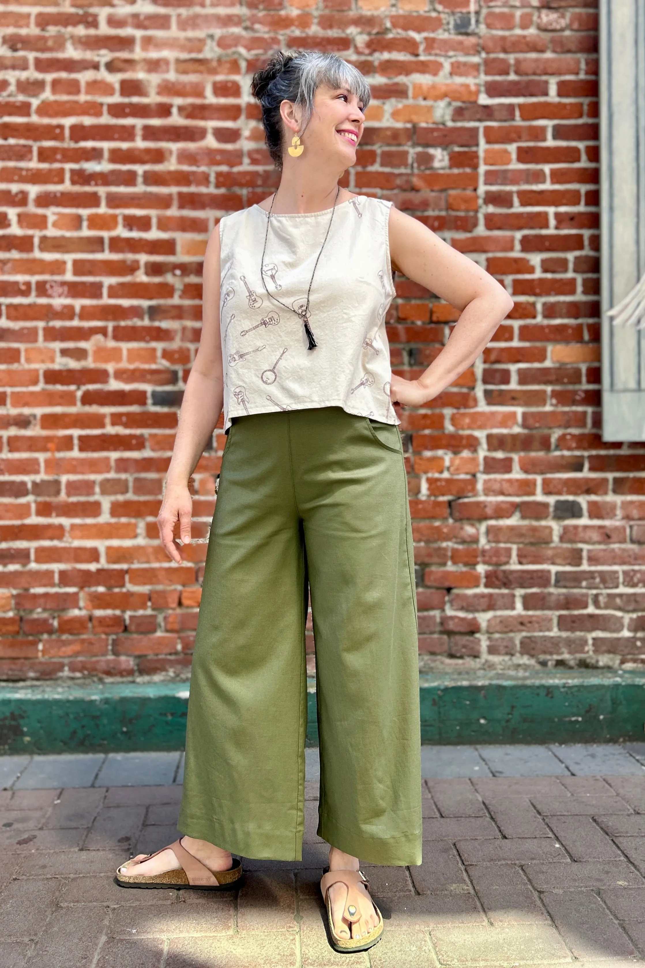Milan Pants - Olive sold by Smoking Lily