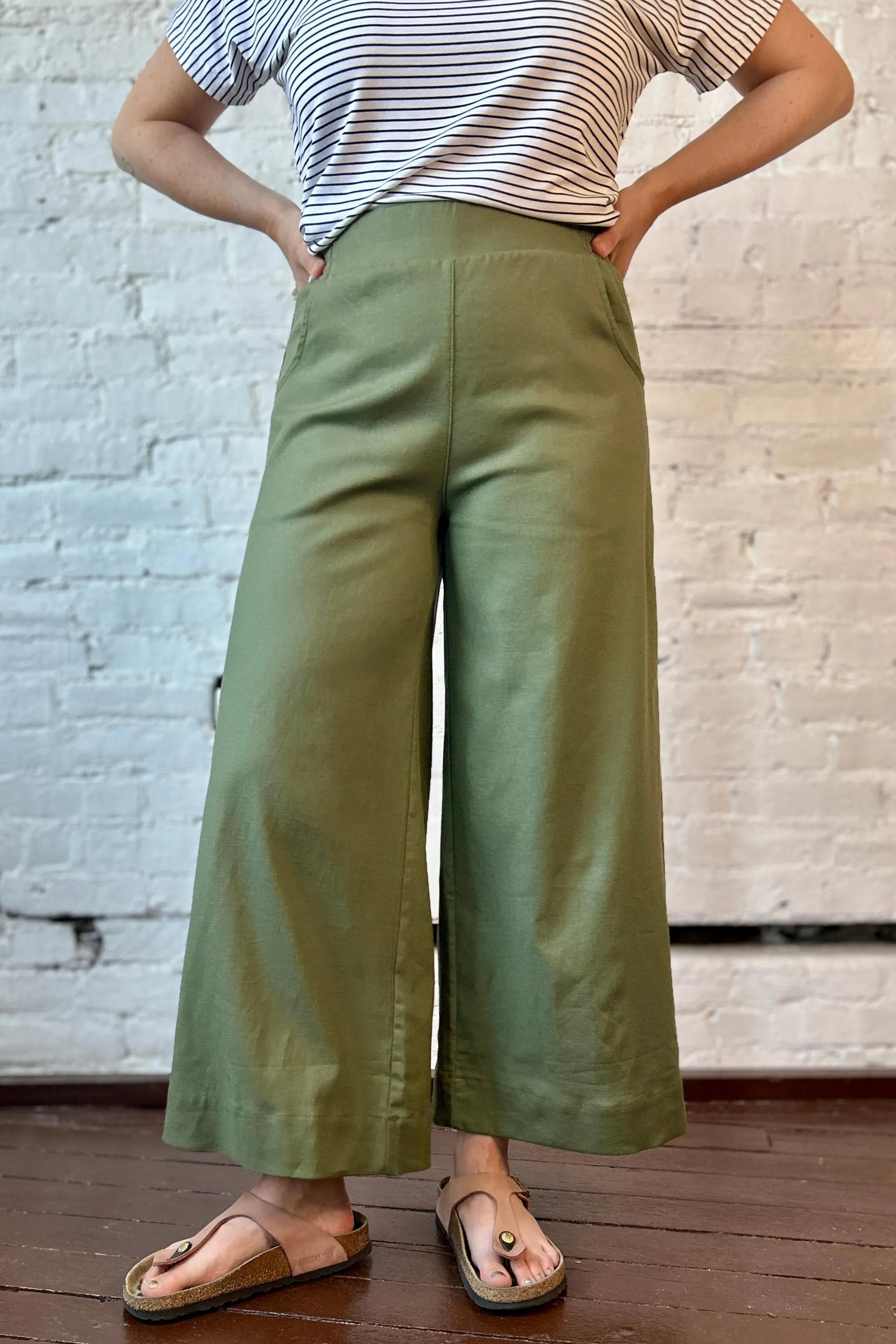 Milan Pants - Olive sold by Smoking Lily product image thumbnail 2