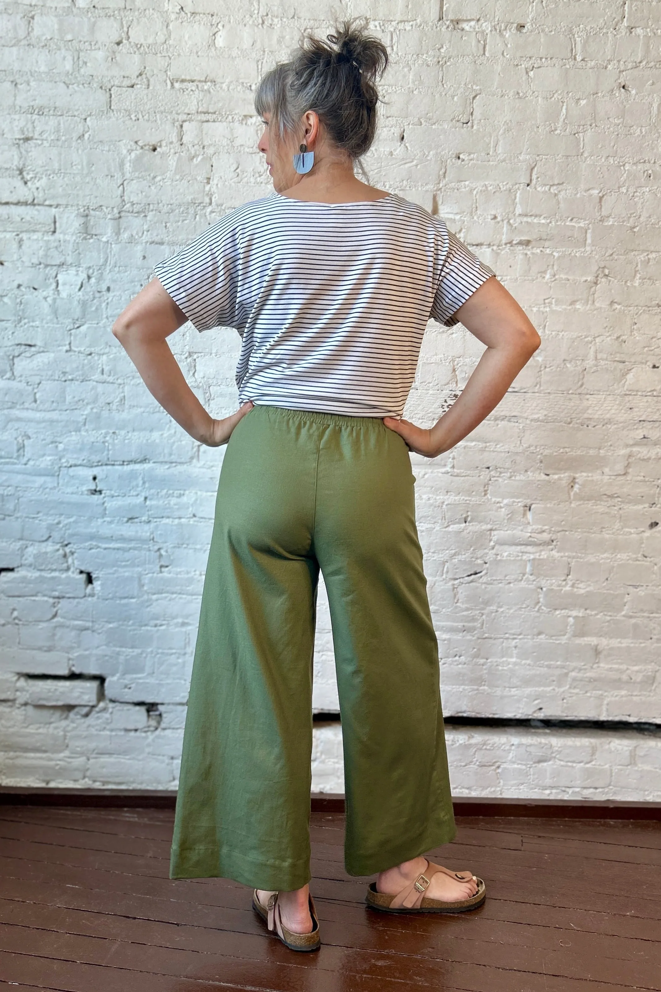 Milan Pants - Olive sold by Smoking Lily product image thumbnail 4