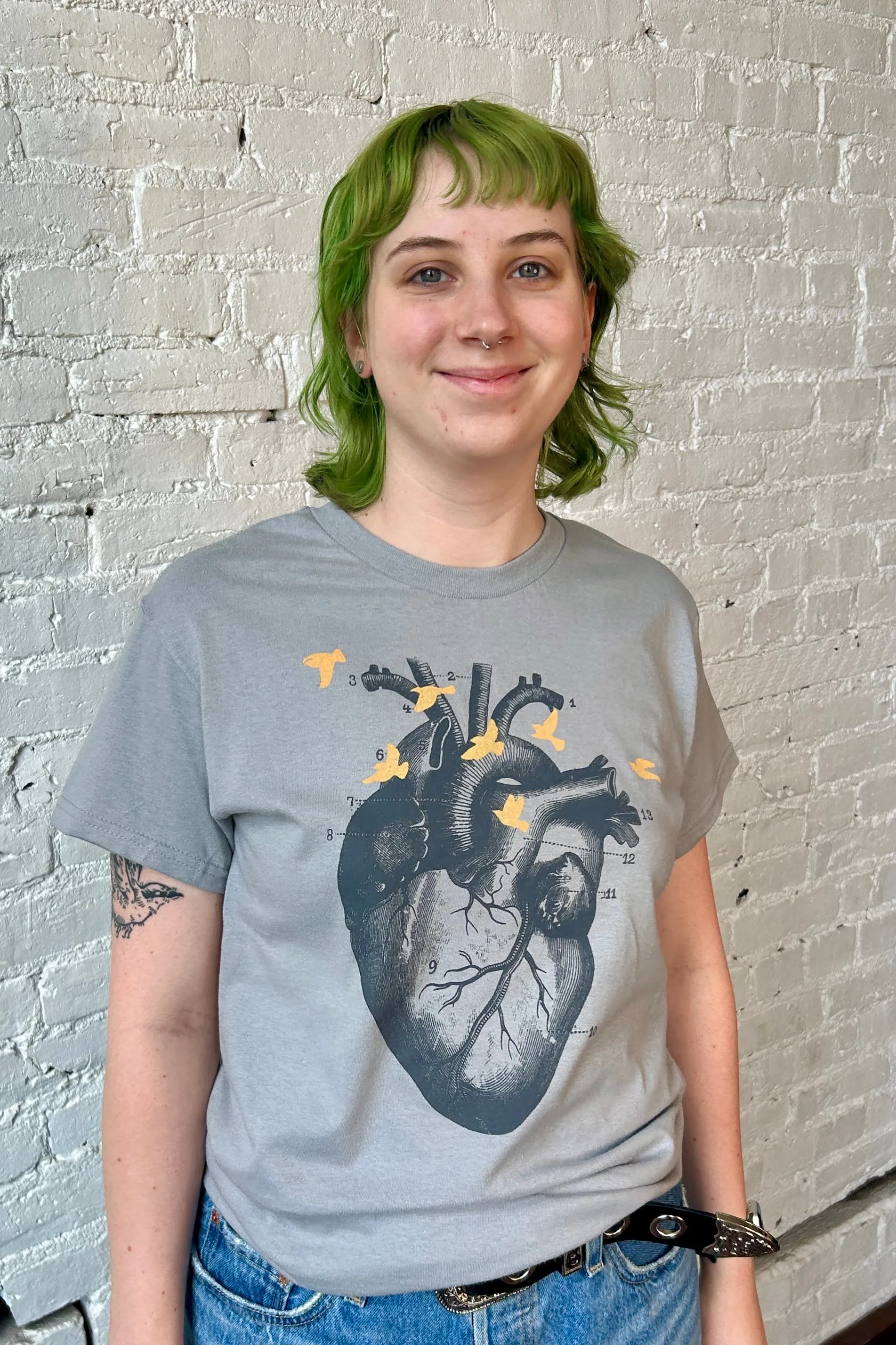 Unisex Tee - Gravel sold by Smoking Lily product image thumbnail 3