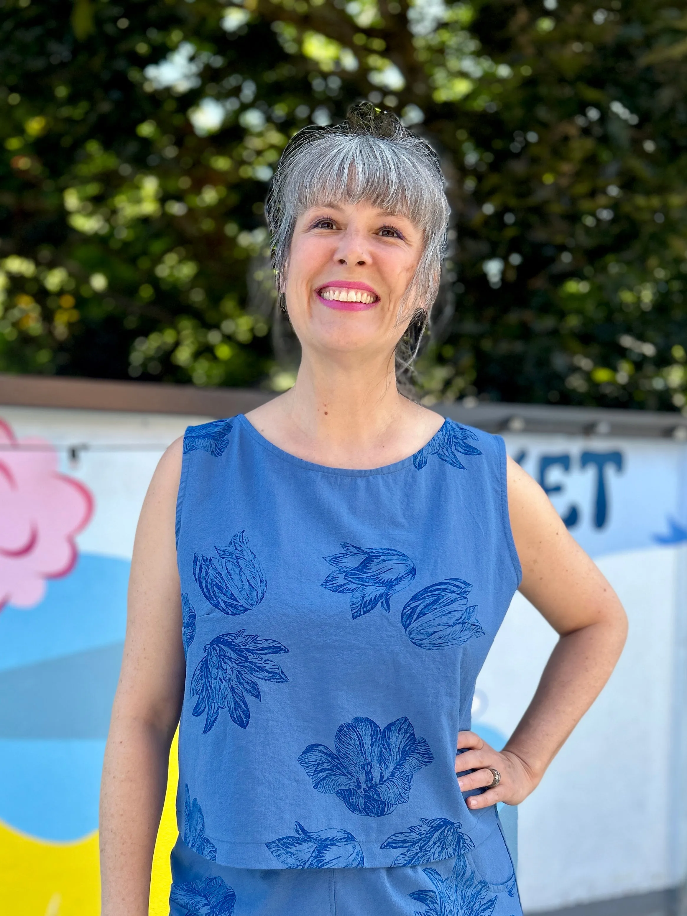 Swift Top - Cornflower sold by Smoking Lily