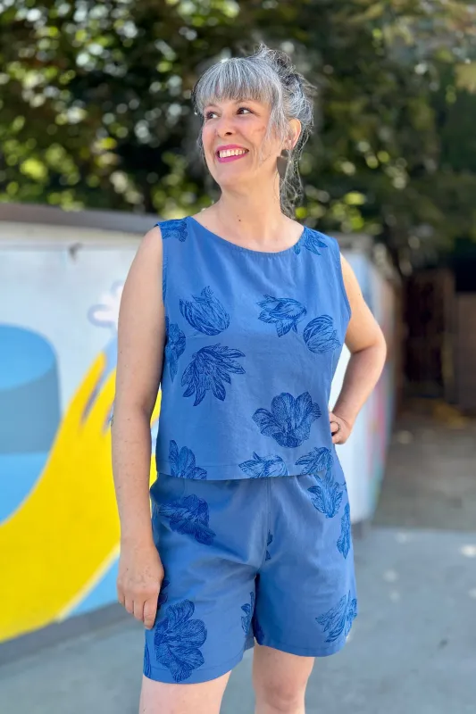 Quail Shorts - Cornflower made by Smoking Lily