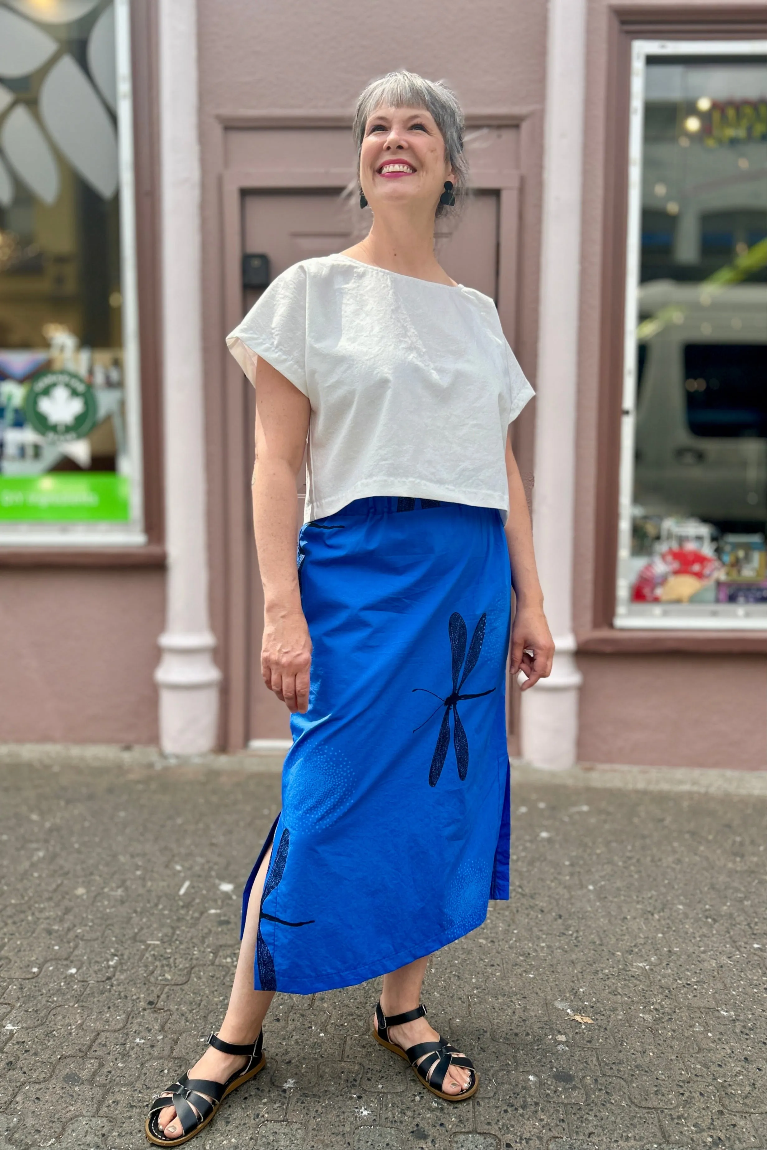 The Narrows Skirt - Sapphire sold by Smoking Lily