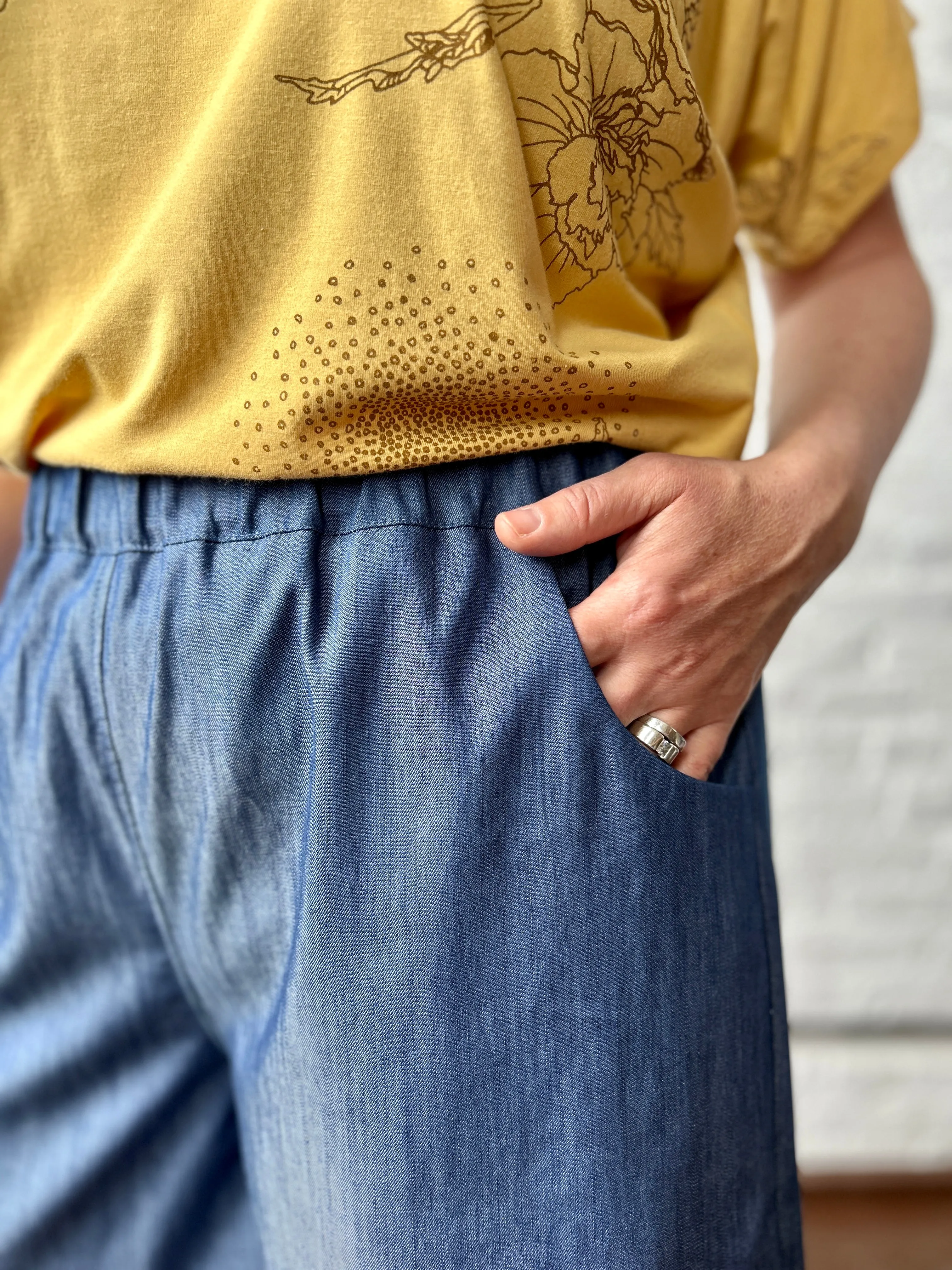 Quail Shorts - Denim sold by Smoking Lily product image thumbnail 4