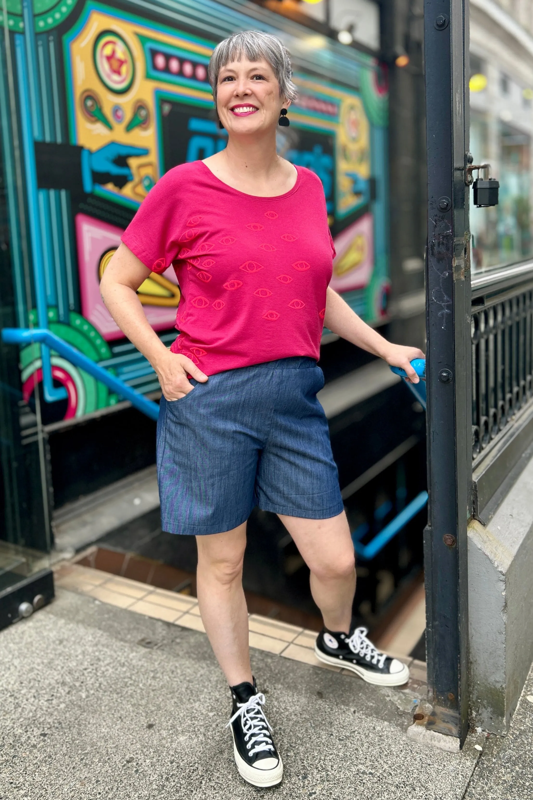 Quail Shorts - Denim sold by Smoking Lily