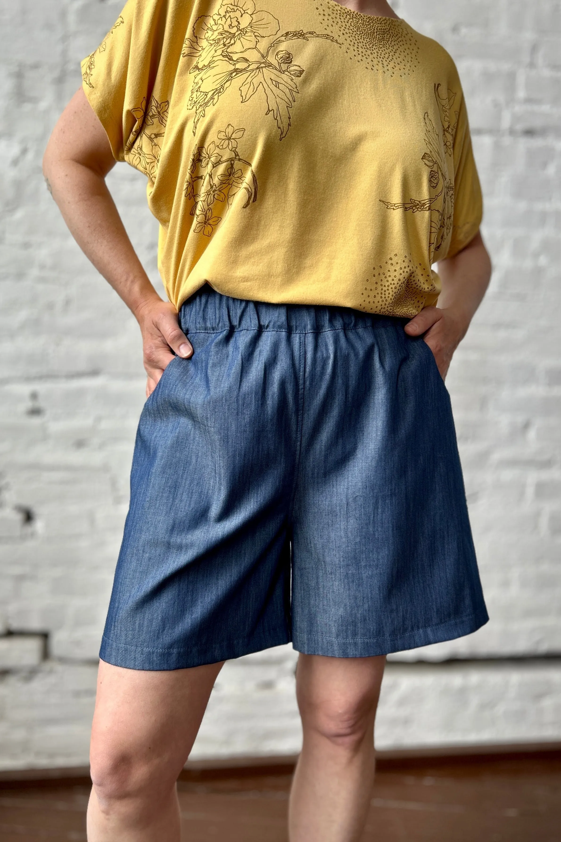 Quail Shorts - Denim sold by Smoking Lily product image thumbnail 5