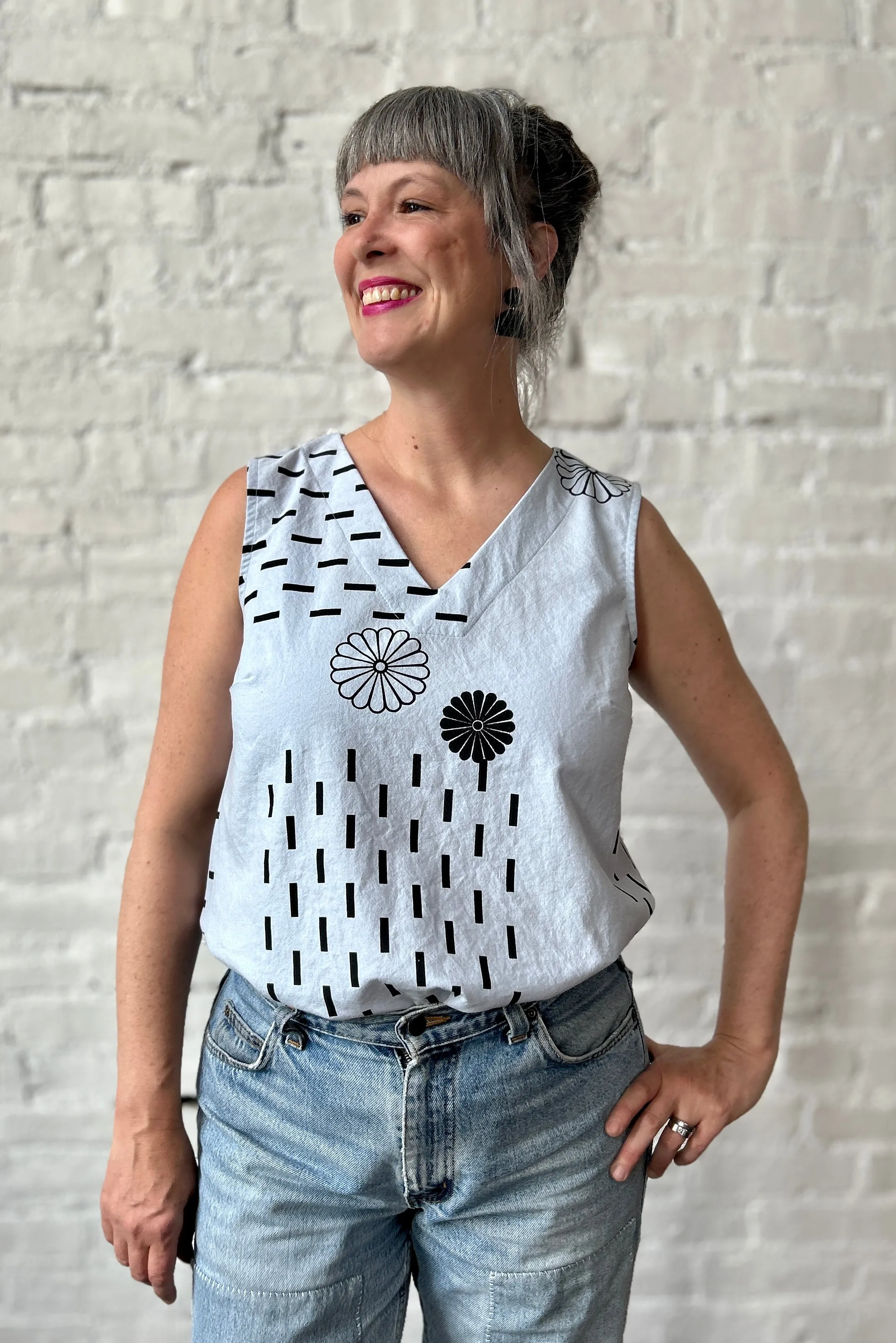V-Neck Tank sold by Smoking Lily product image thumbnail 2