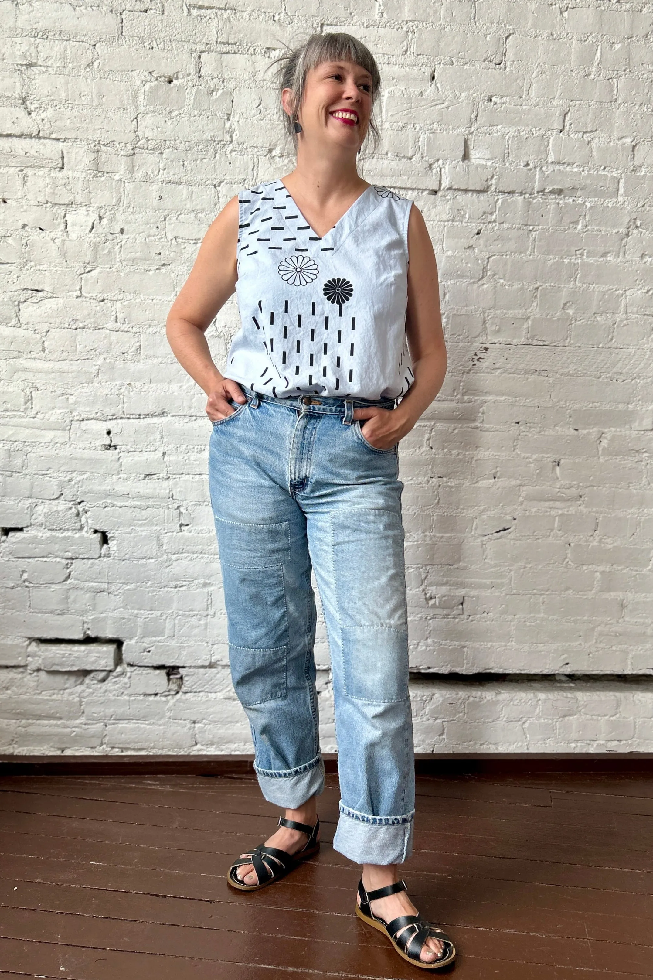 V-Neck Tank sold by Smoking Lily