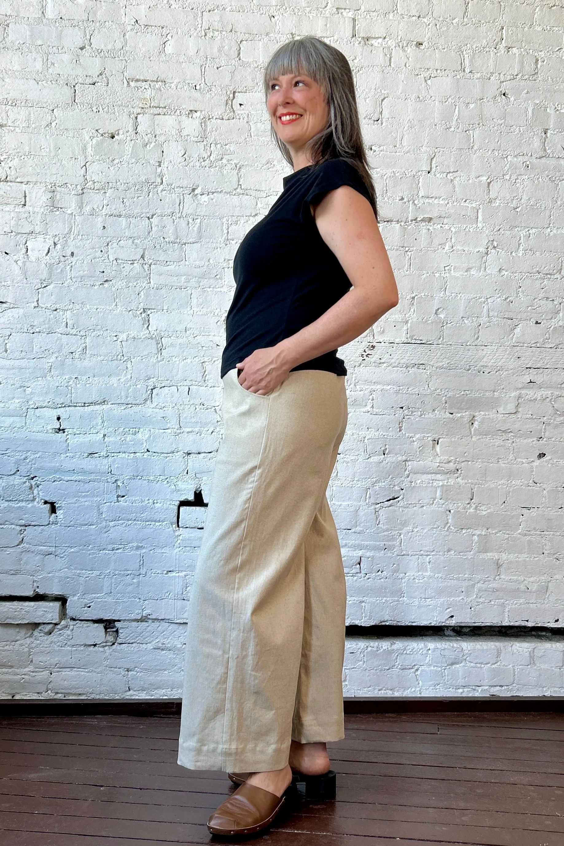 Milan Pants - Natural sold by Smoking Lily product image thumbnail 4