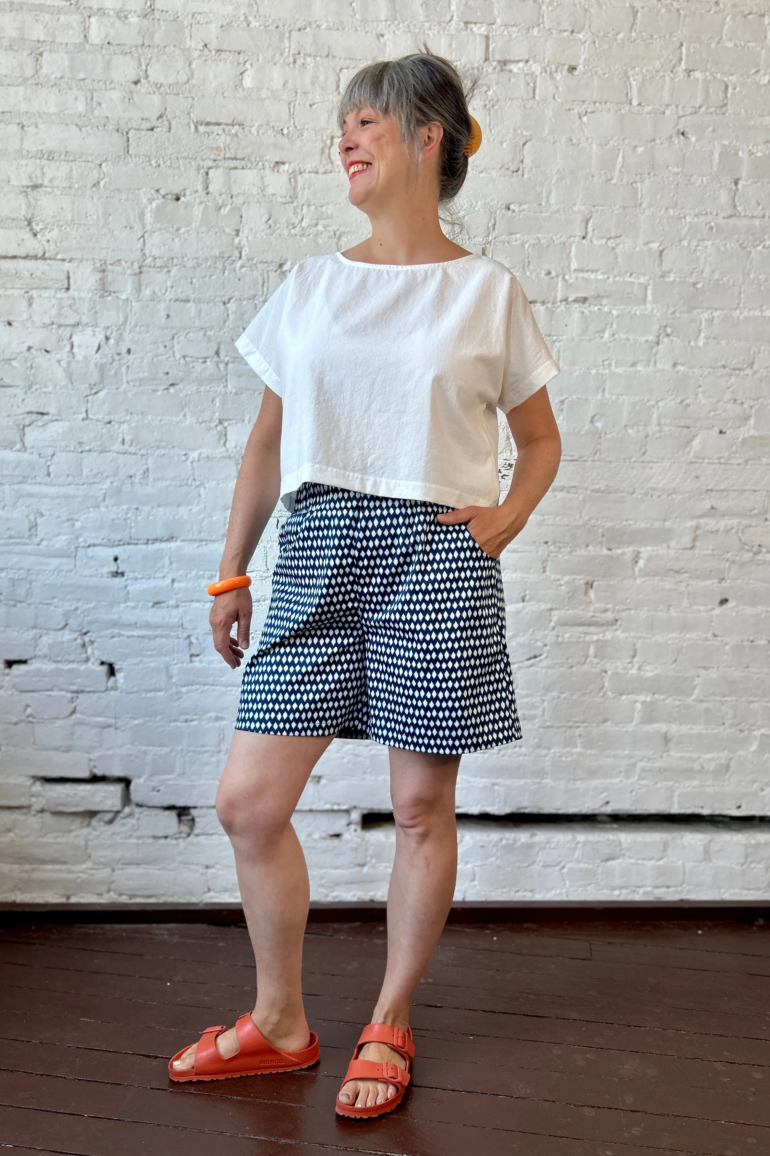 Quail Shorts - Ikat sold by Smoking Lily product image thumbnail 2