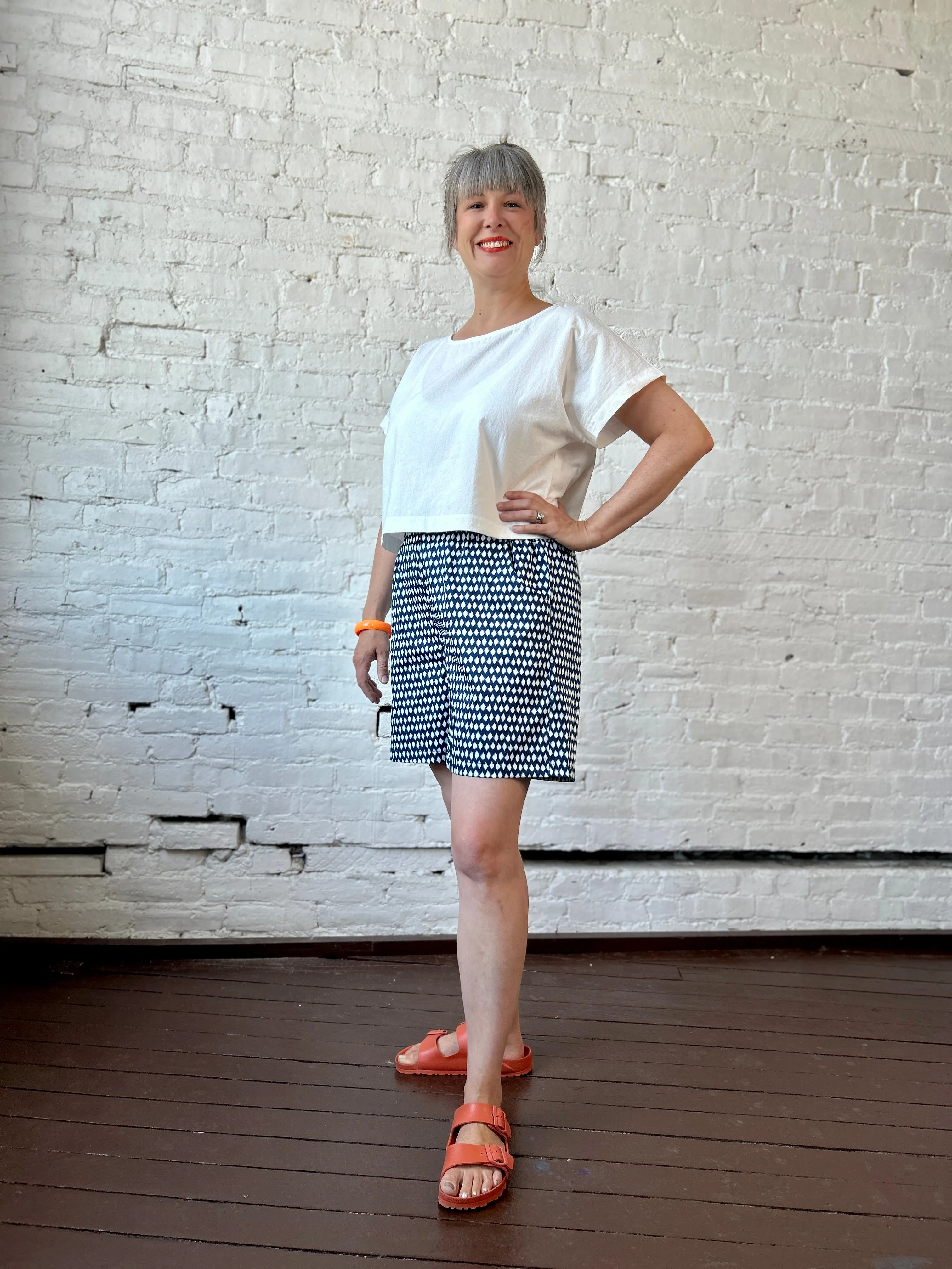 Quail Shorts - Ikat sold by Smoking Lily product image thumbnail 5