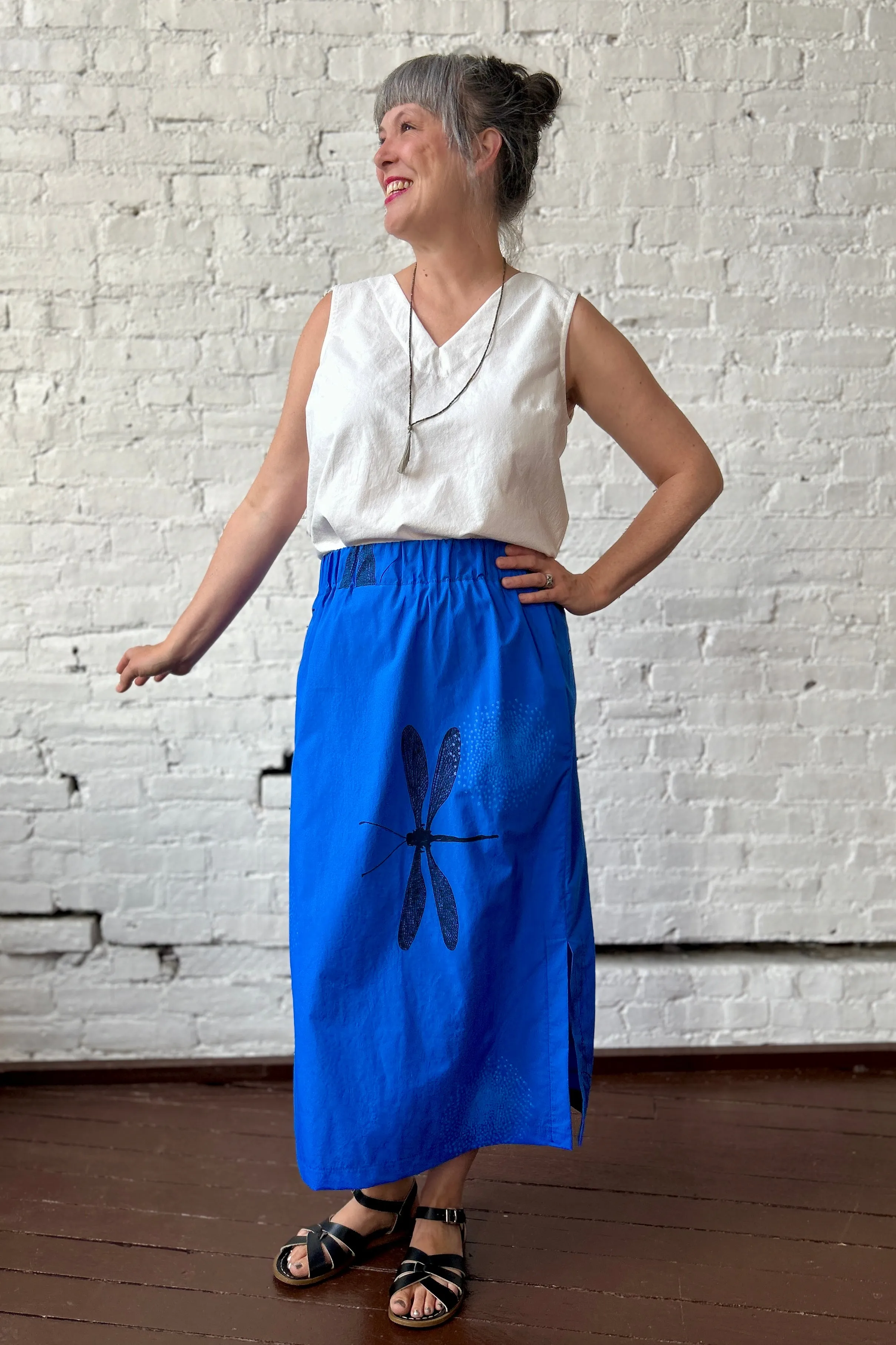 V-Neck Tank White sold by Smoking Lily